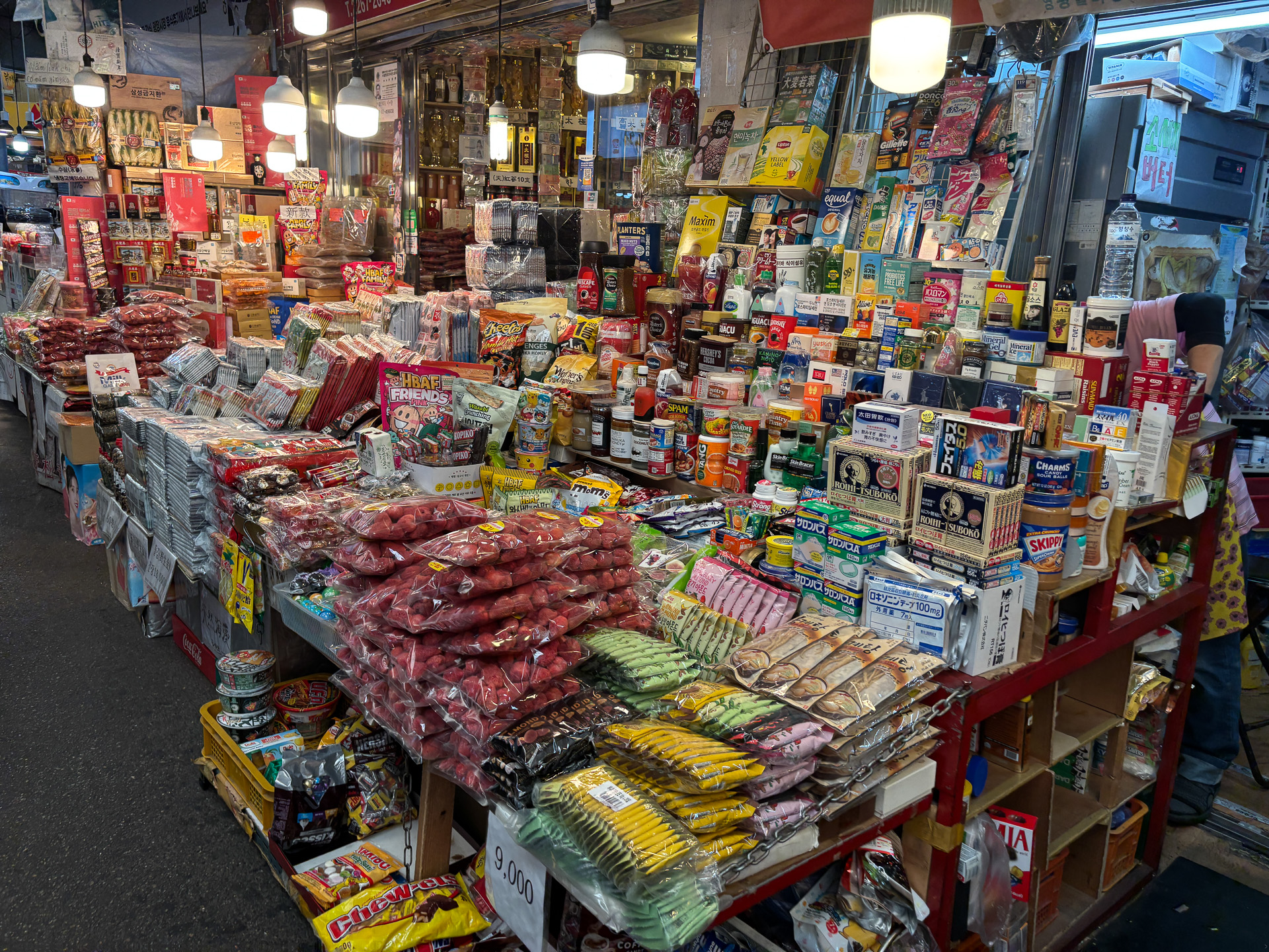 食材店が多めの広蔵市場