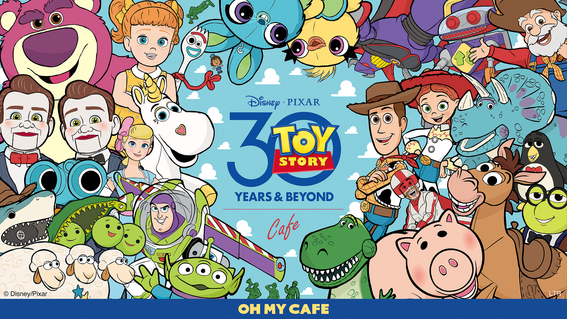 スペシャルカフェ「トイ・ストーリー」OH MY CAFEが限定オープン