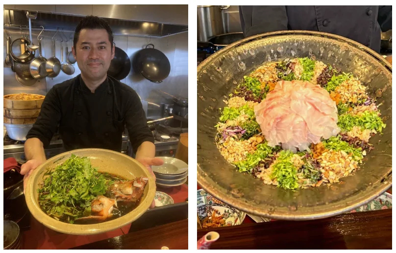 「村松」による4日目の昼食と村松祐典氏