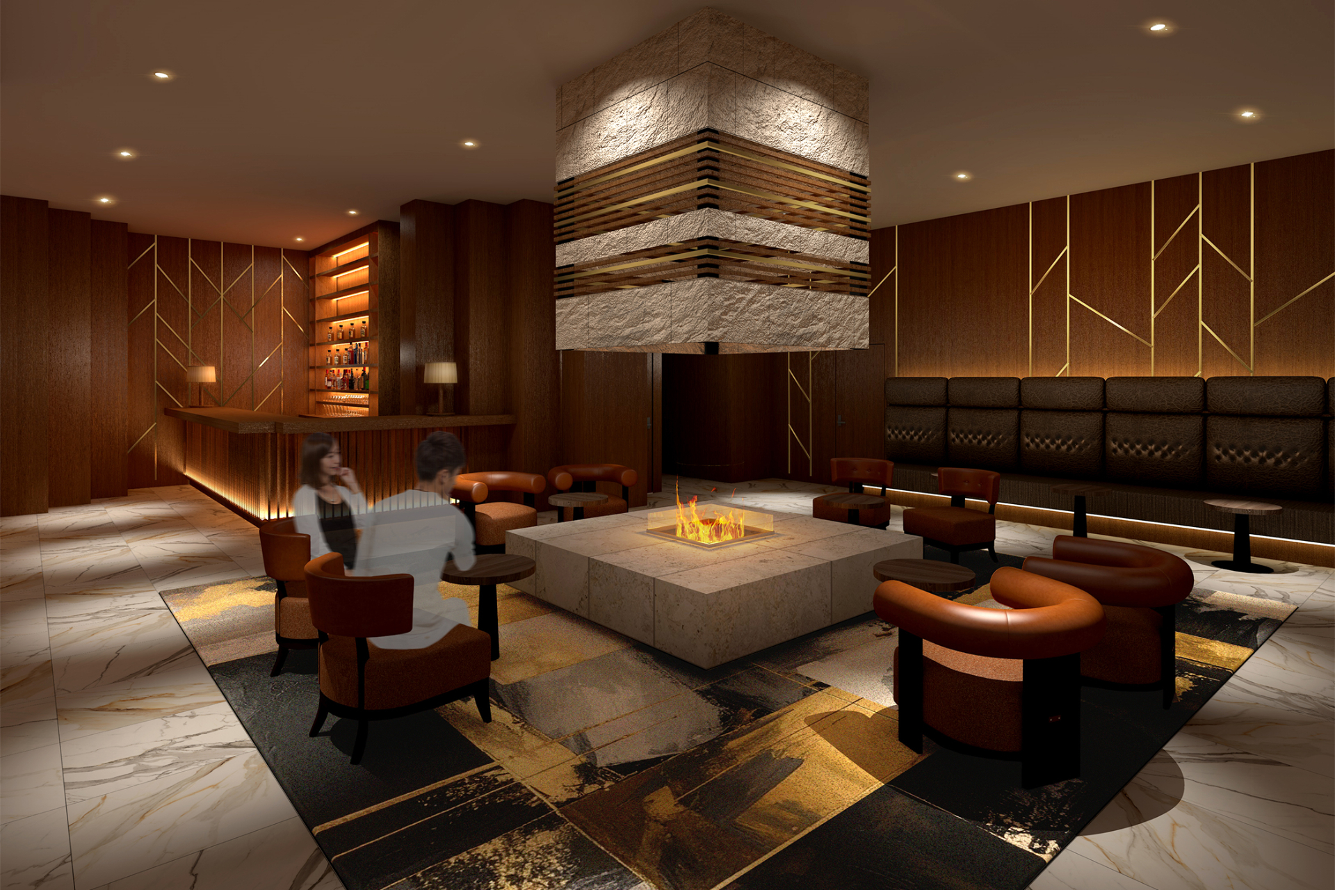 フリードリンクを飲みながらゆったり寛げる