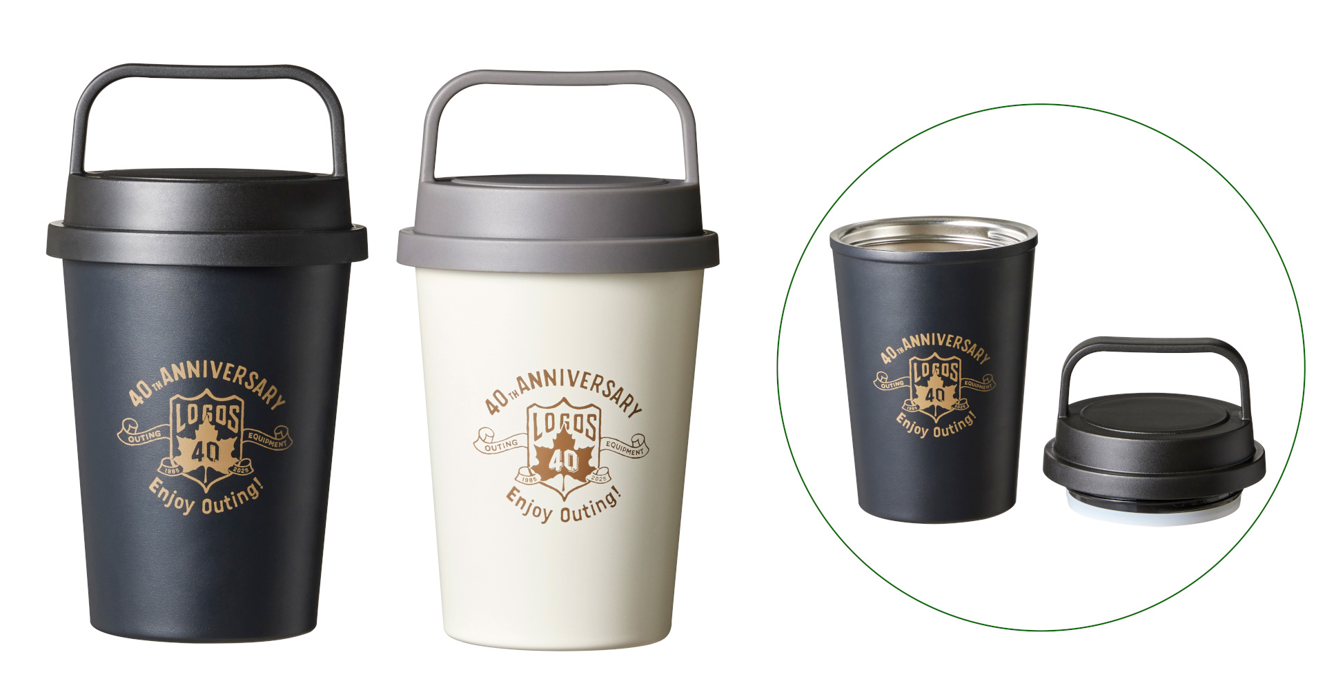40th Anniversary タンブラー（ブラック・ホワイト）