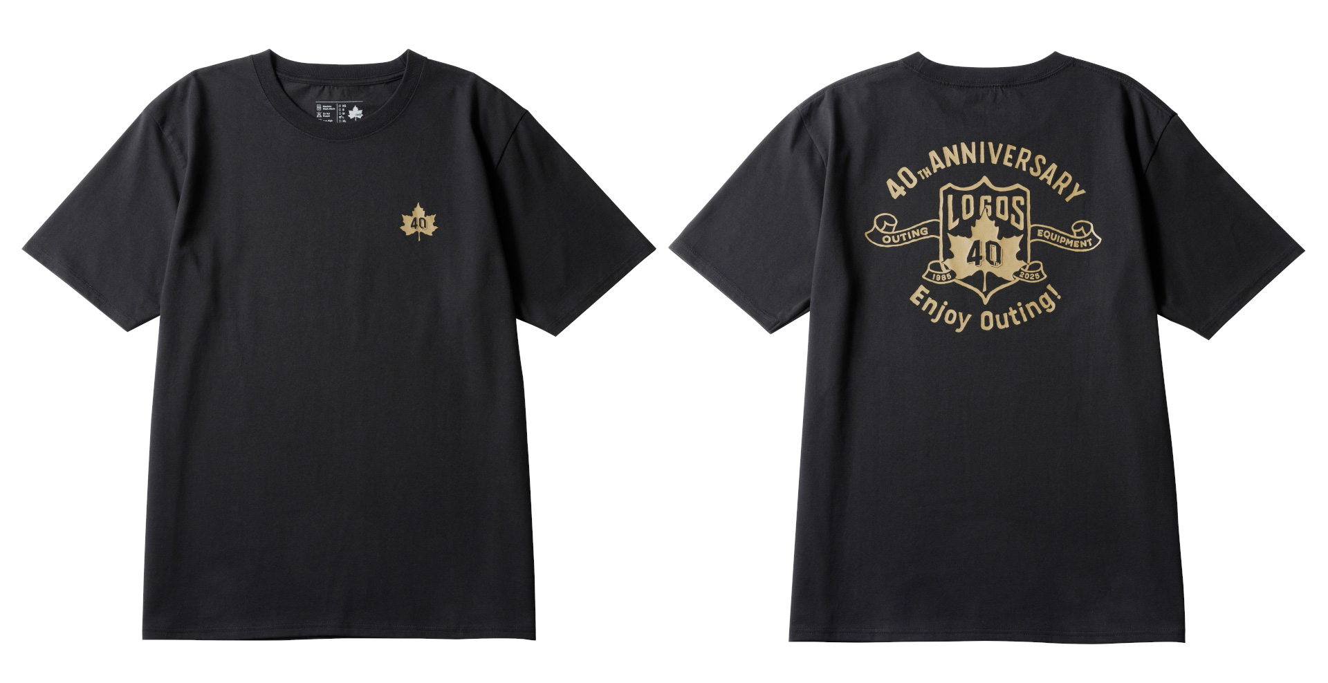 40th Anniversary Tシャツ（ブラック）
