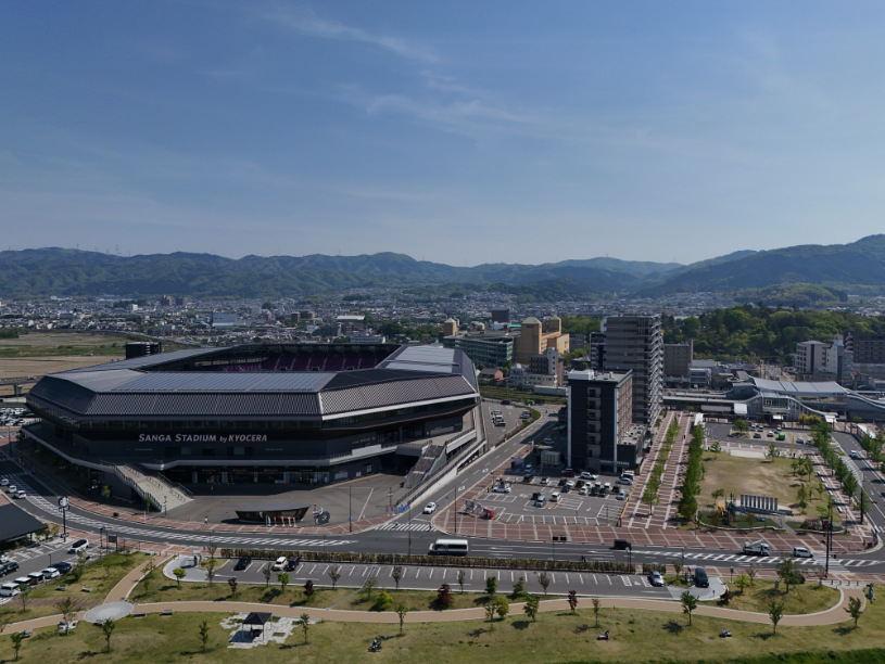 亀岡市の空撮写真