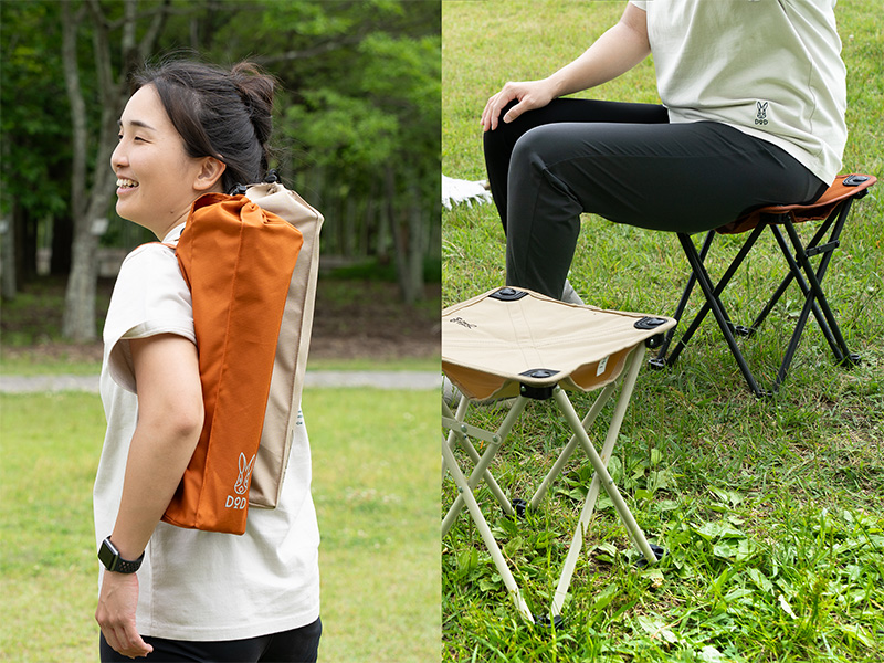 軽量コンパクトで持ち運びやすい