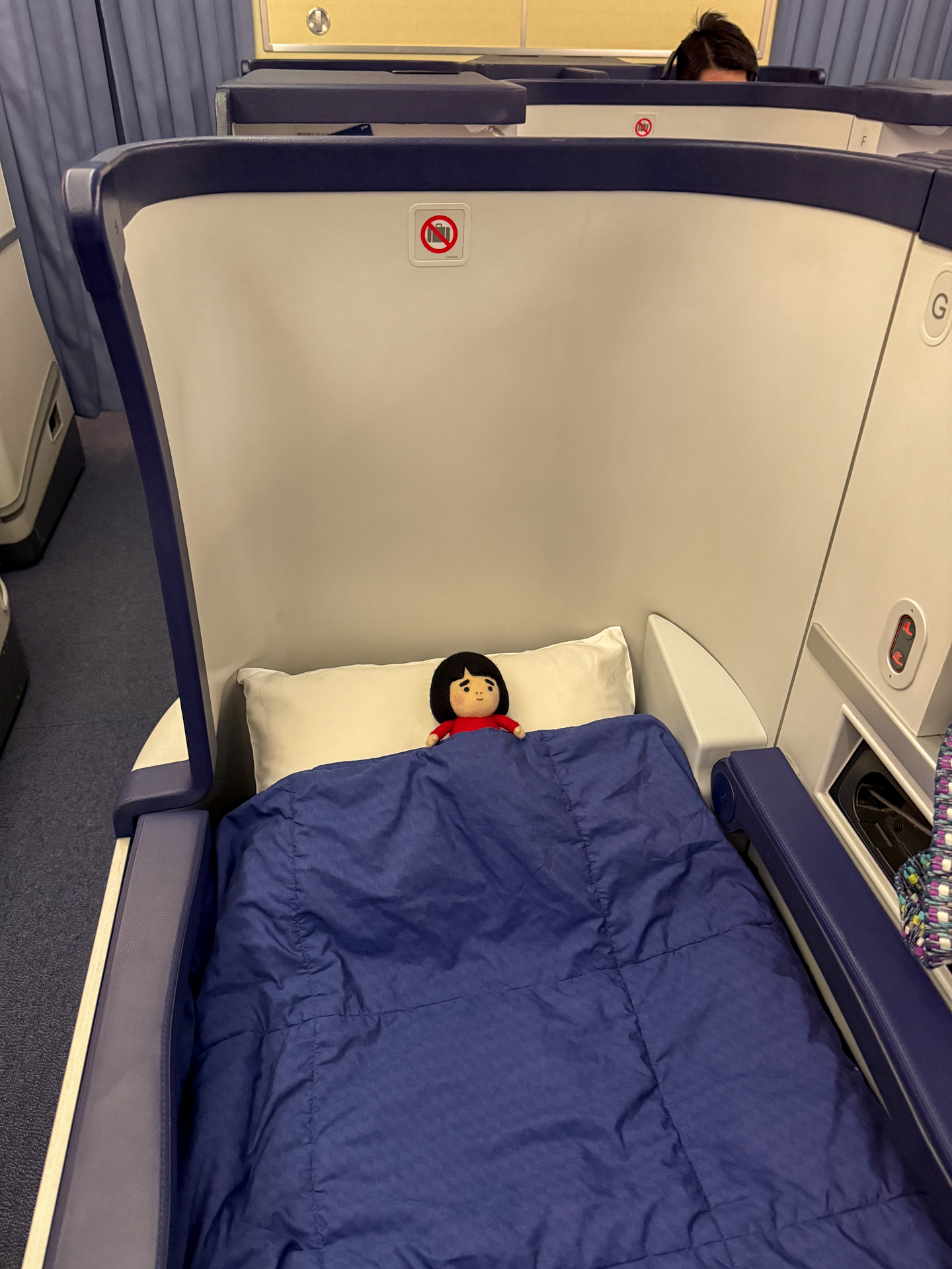 フルフラットになるシートでぐっすり休めました