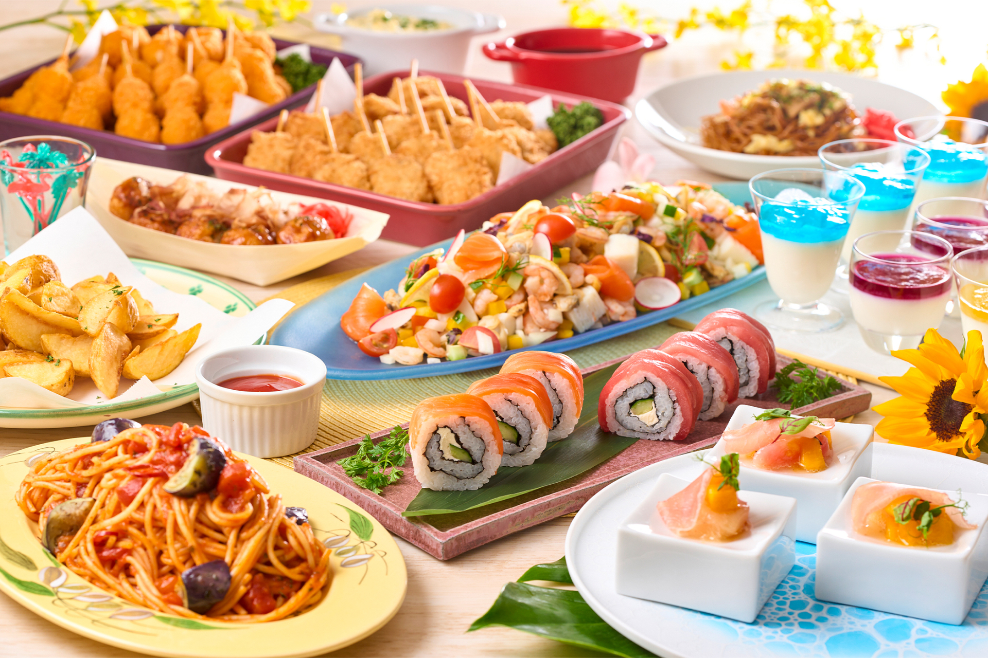 全国の大江戸温泉グループ70施設で「夏のバイキング」スタート