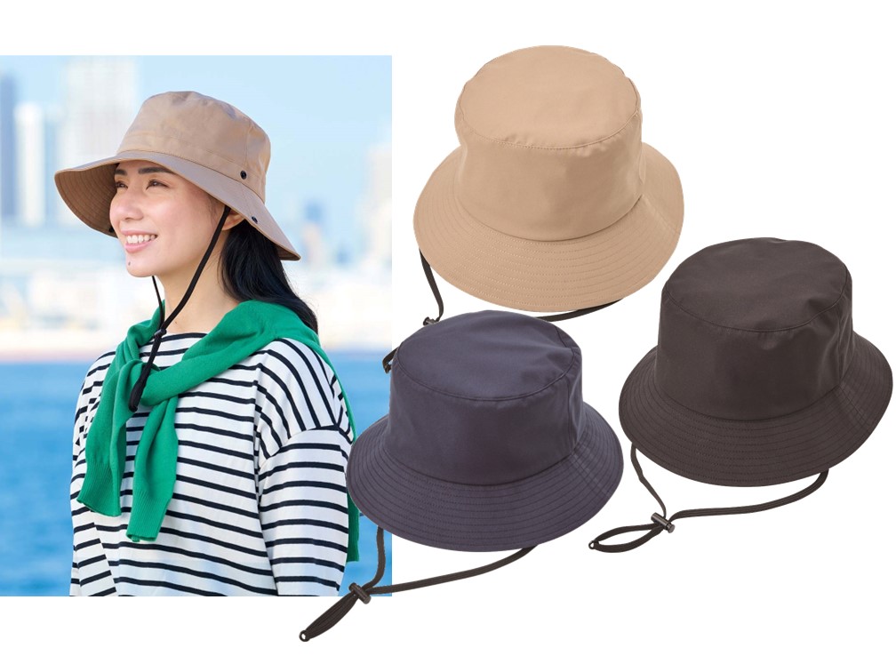 トップバリュ 透湿はっ水サファリハット