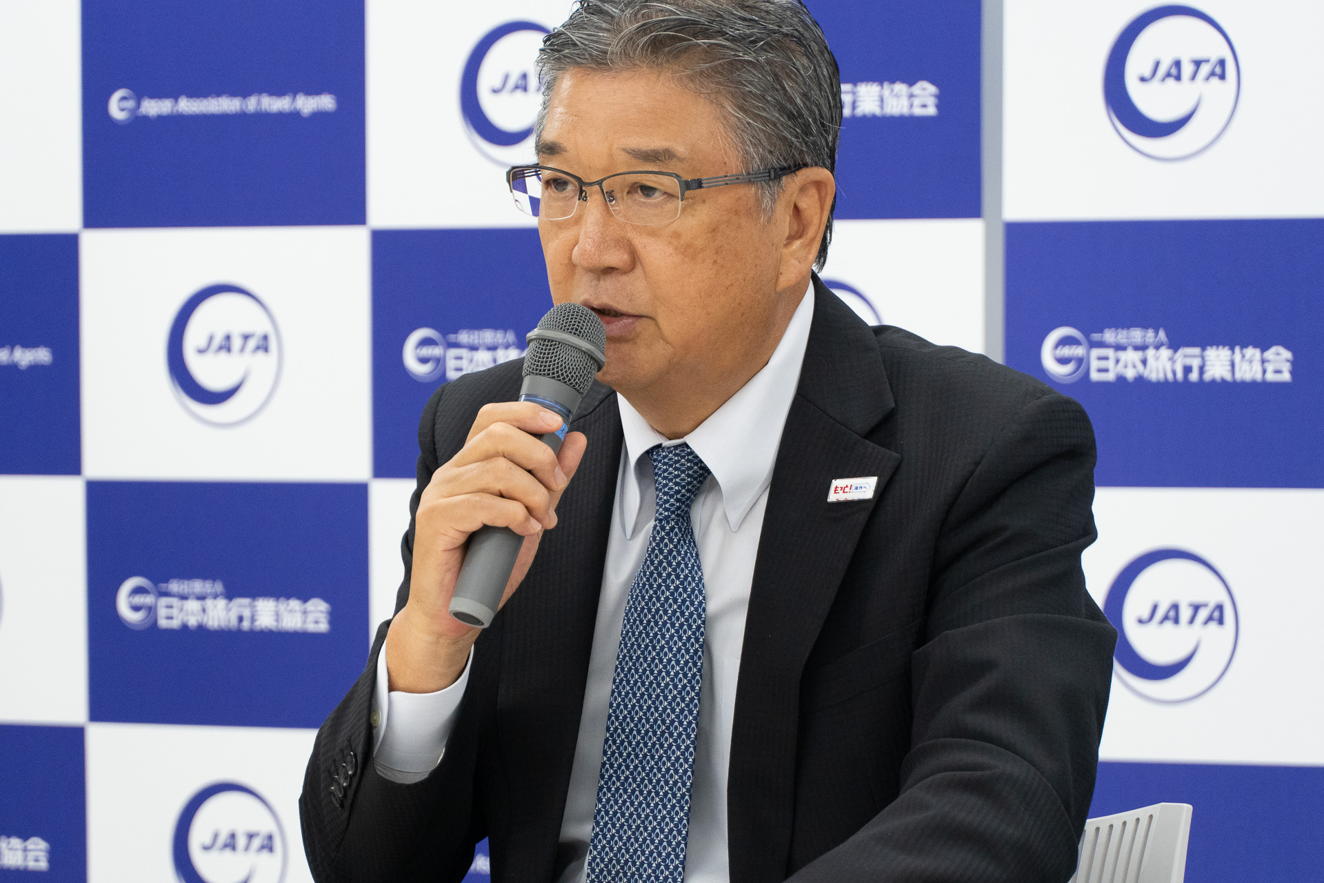 JATAが旅行業界の現状などを説明した。写真は一般社団法人日本旅行業協会 会長 髙橋広行氏