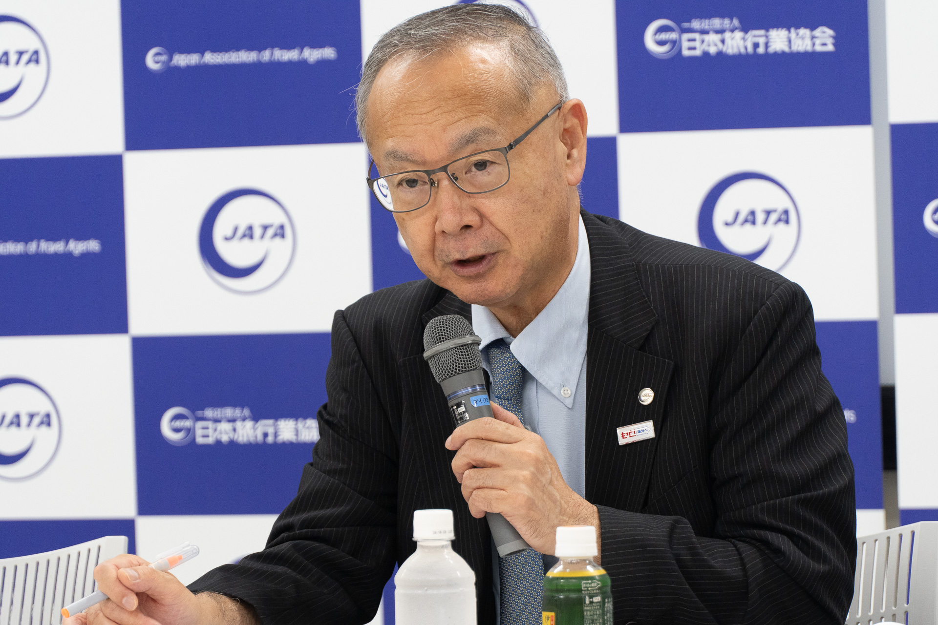 国内旅行市場について説明した一般社団法人日本旅行業協会 副会長 小谷野悦光氏