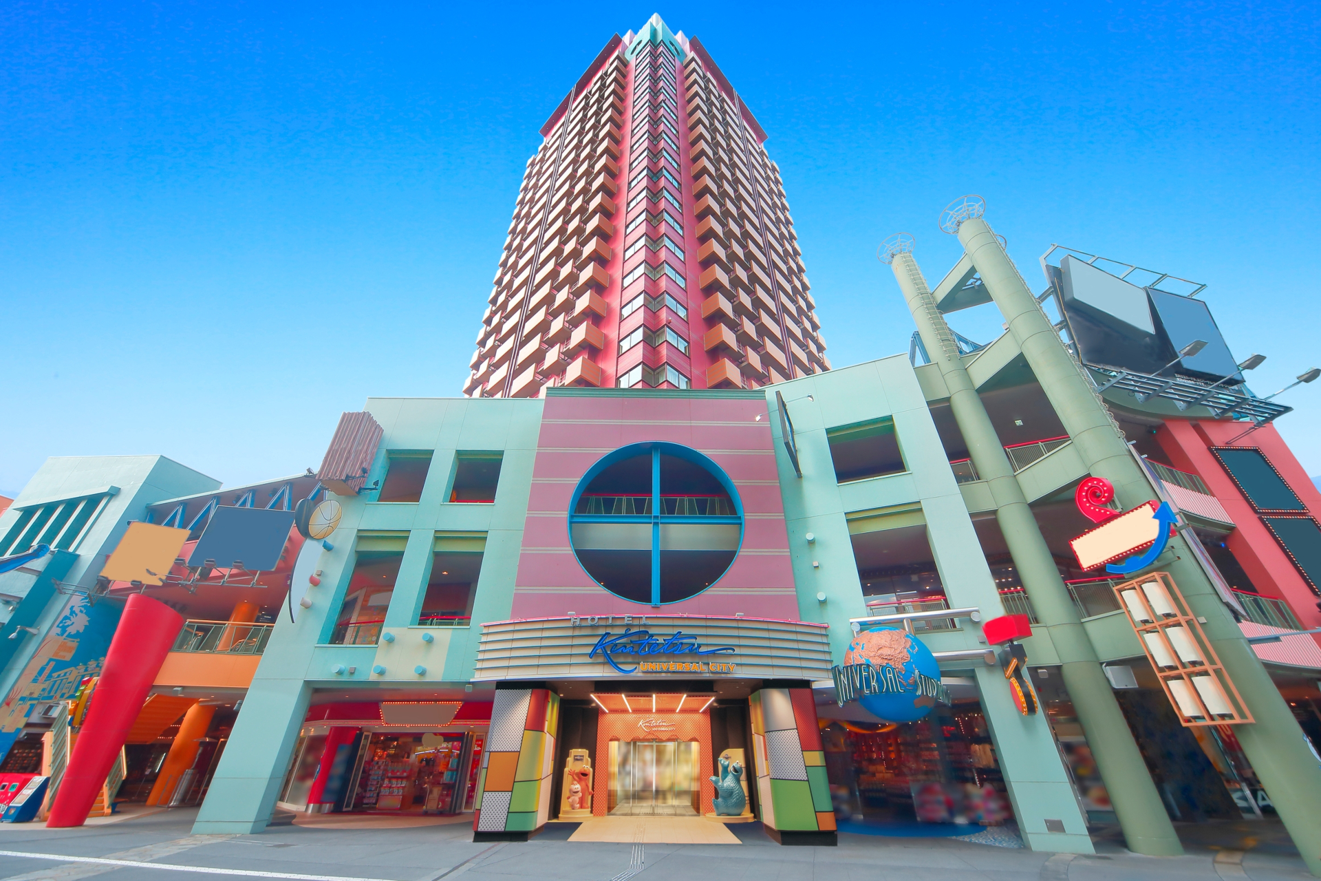 エルモたちが出迎える「ホテル近鉄ユニバーサル・シティ」