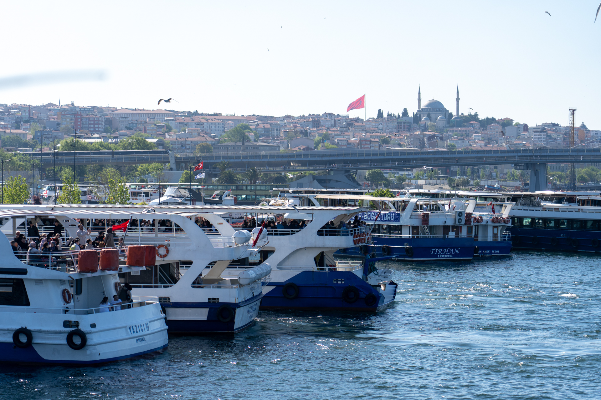 停泊する船もたくさん