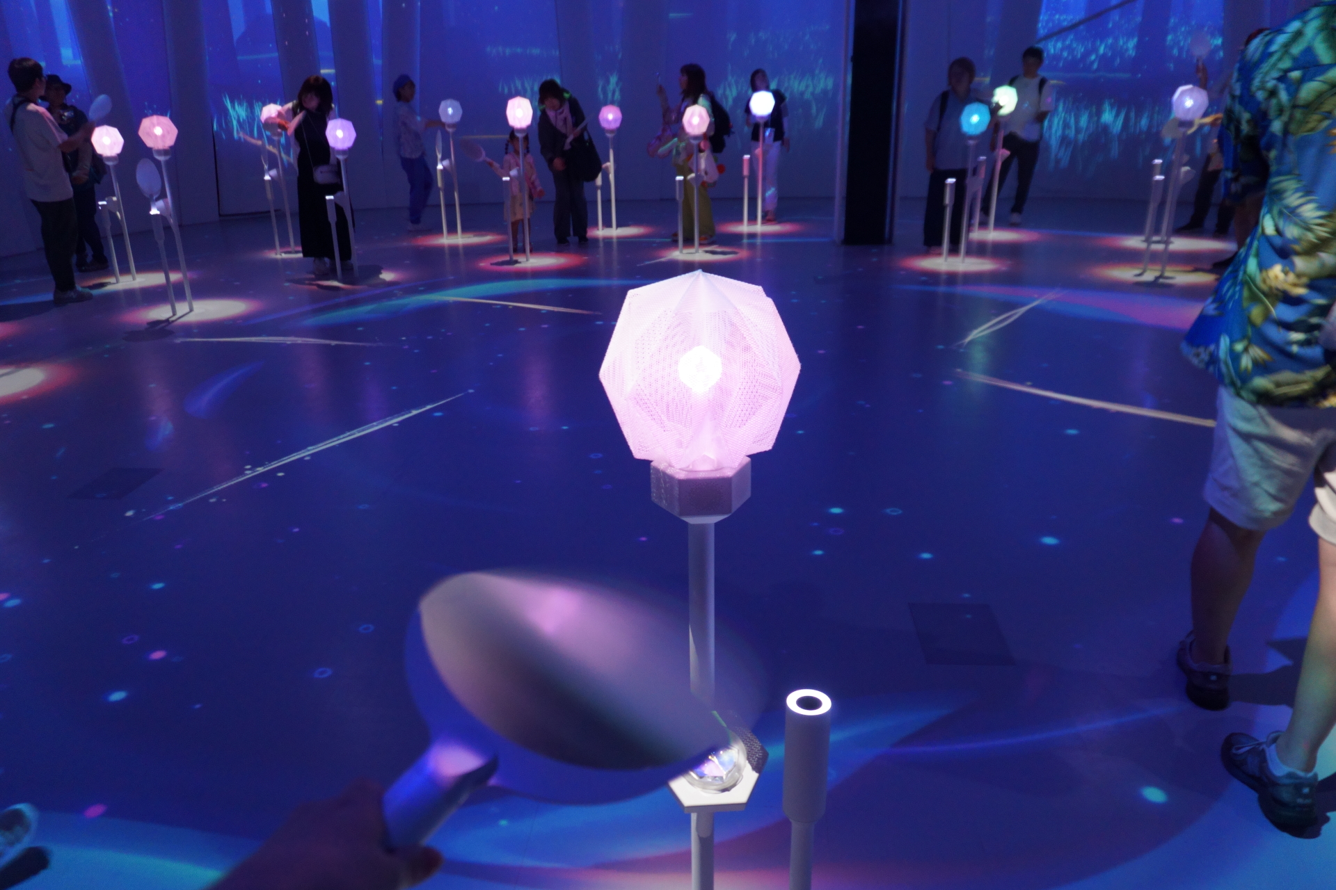 うちわであおいでパワーを送ろう