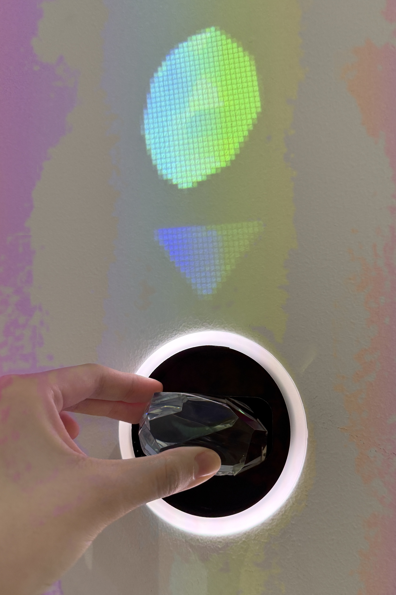 Unlock体験エリアを出たあと、結晶を返却するとカードがもらえる