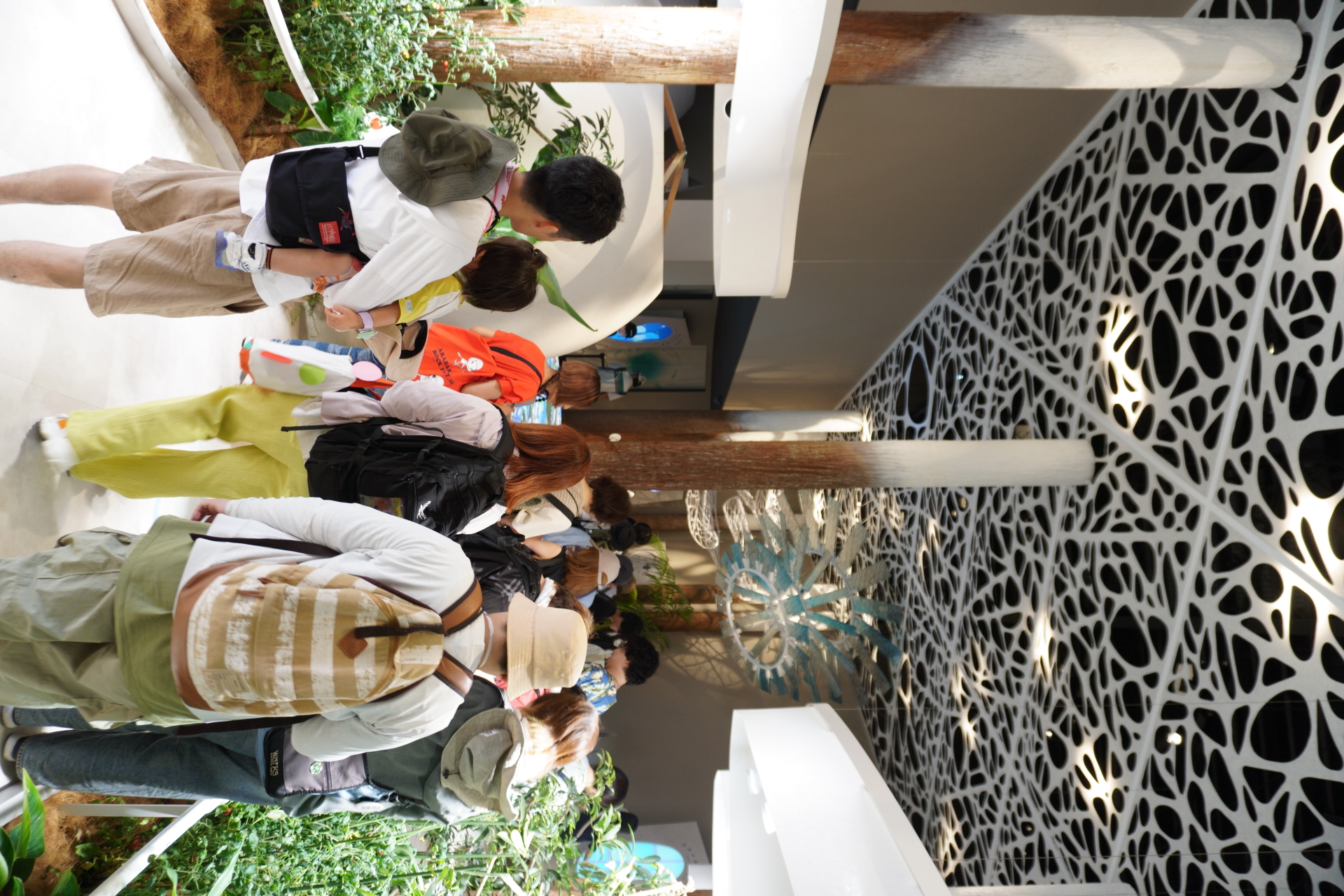 展示エリアは自由観覧