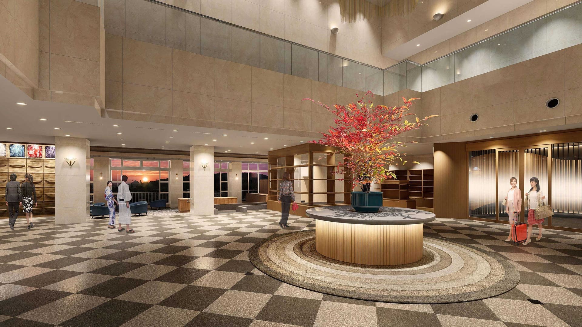 リニューアル後のロビー