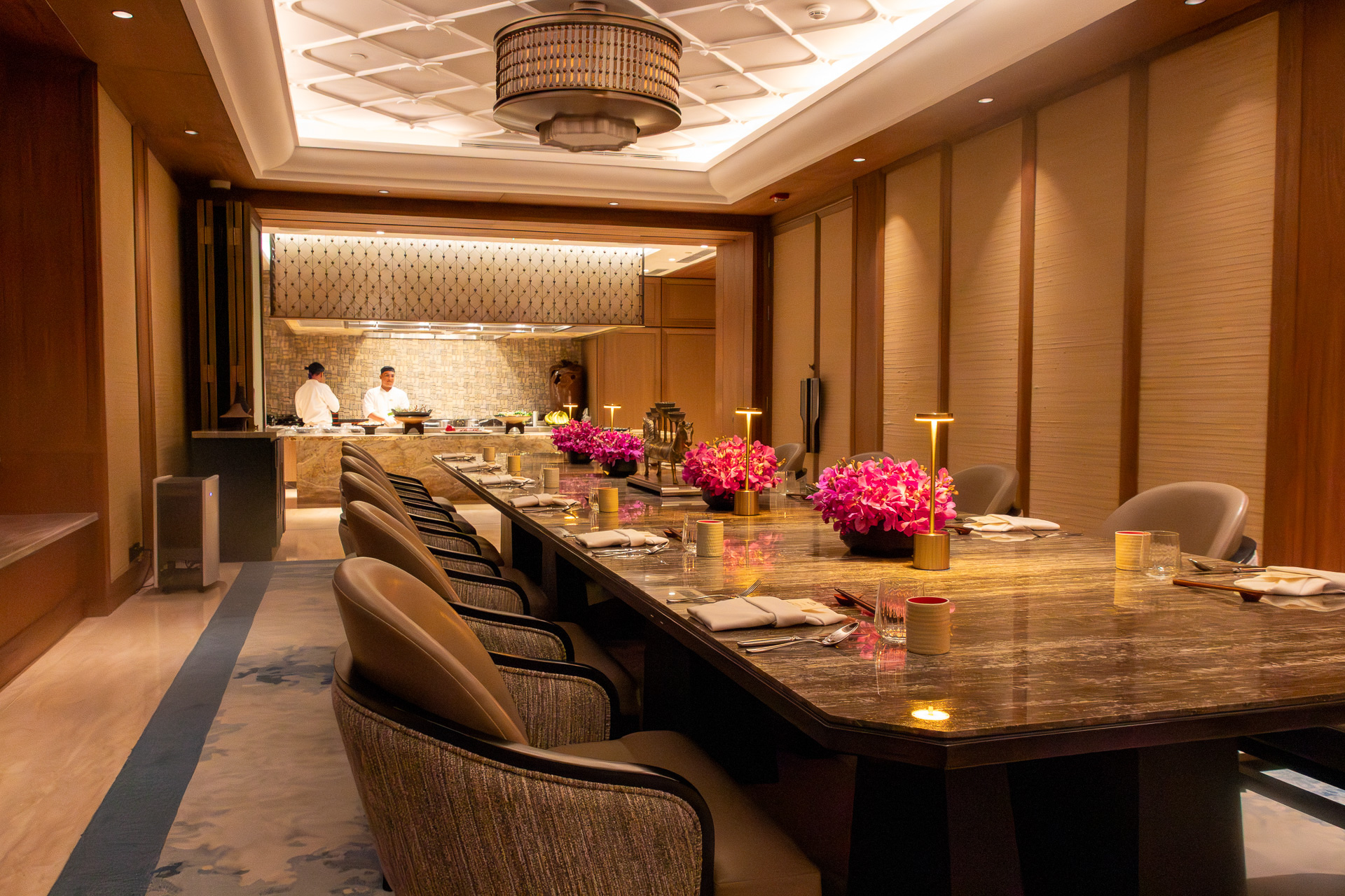 プライベートダイニングルームも用意されている