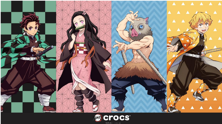 クロックス×鬼滅の刃　人気キャラクターとコラボ