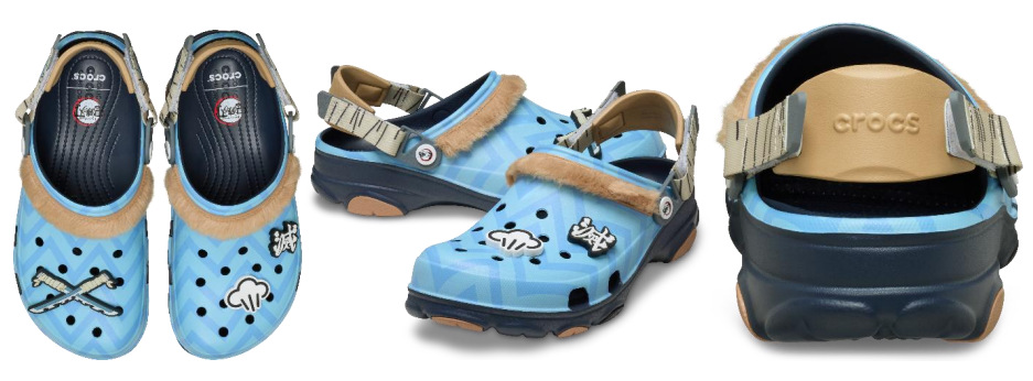 「鬼滅の刃 伊之助 オールテレイン クロッグ」（1万1000円）