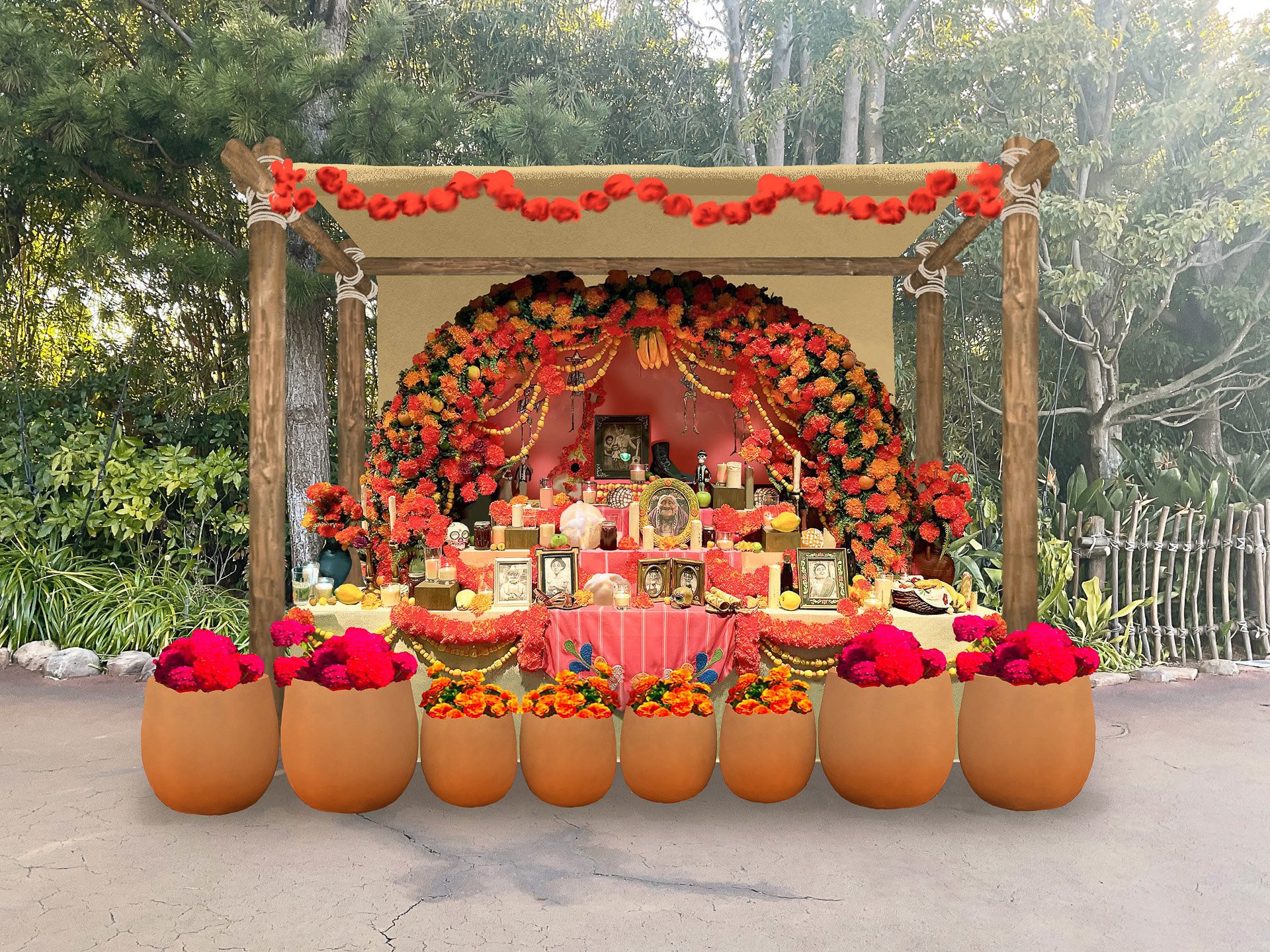 “ブエンテ・ブエナ・ヴィスタ”周辺のデコレーション