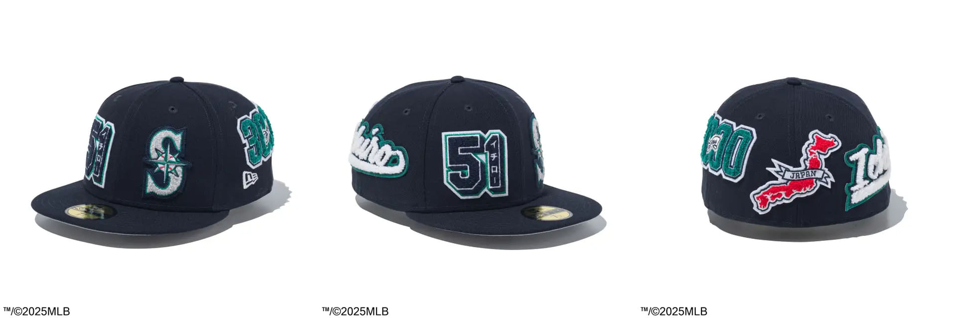 59FIFTY Hall of Fame 2025 Ichiro Suzuki シアトル・マリナーズ パッチ ネイビー