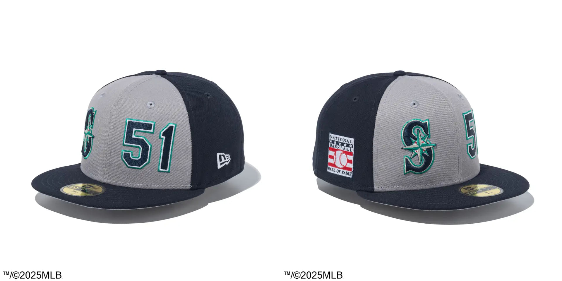 59FIFTY Hall of Fame 2025 Ichiro Suzuki シアトル・マリナーズ グレー/ネイビー