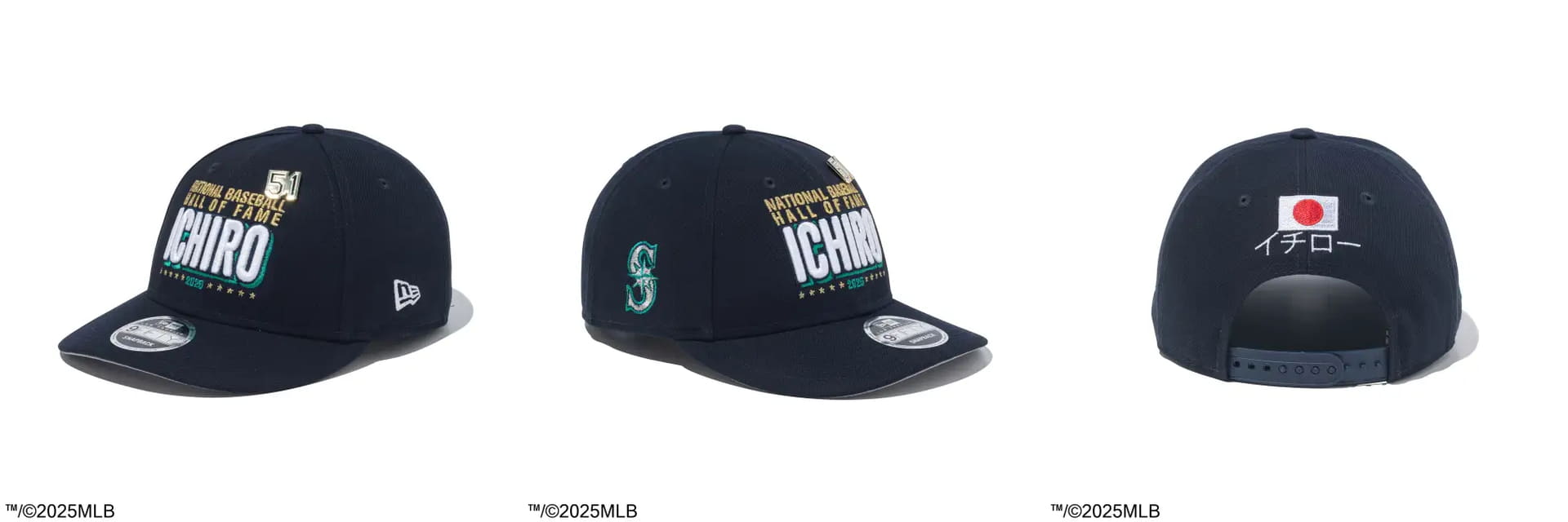 LP 9FIFTY Hall of Fame 2025 Ichiro Suzuki シアトル・マリナーズ ピンズ ネイビー