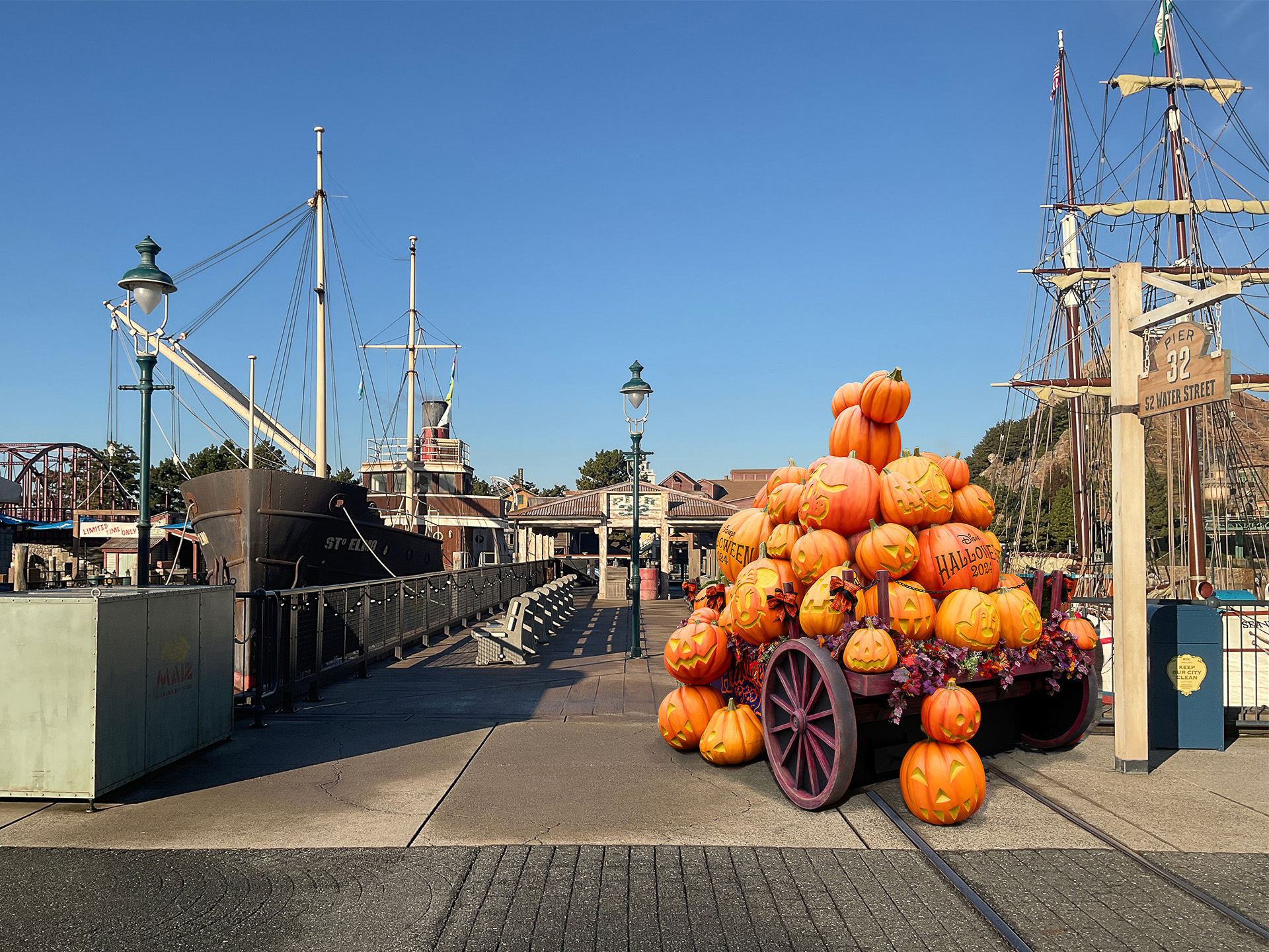 アメリカンウォーターフロントの、ニューヨークエリアにはカボチャも