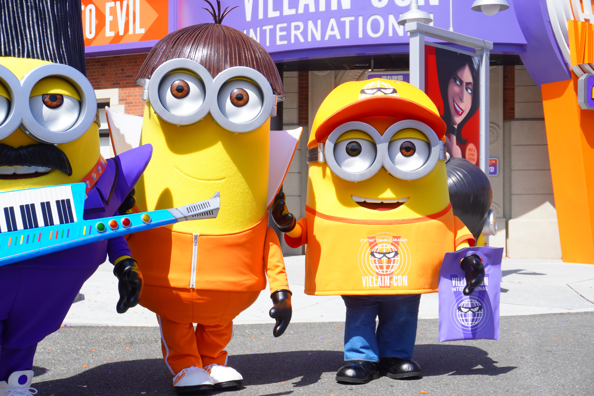 好きなミニオンの隣で記念撮影ができる