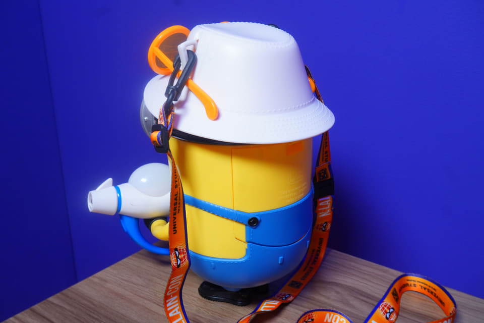 【パーク内限定】 USJ ユニバ 新商品 ミニオン ポップコーンバケツ USJ「ミニオン」新作ポップコーンバケツを手に入れた！ 光線銃を