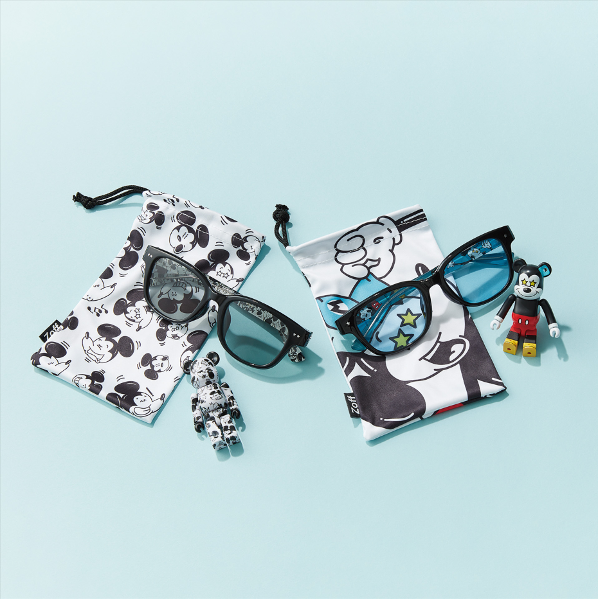 「MICKEY MOUSE BE@RBRICK（ZA251G04_14E1/ZA251G03_14E1）」（各1万2200円）