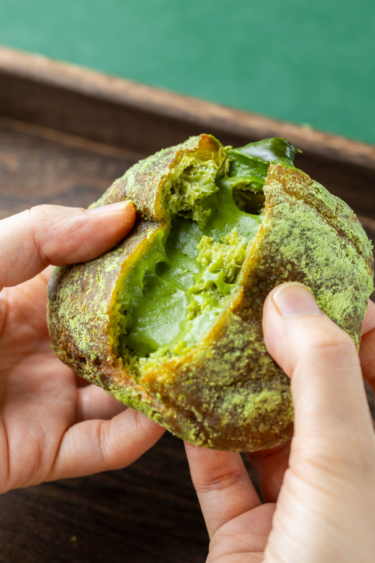 お濃茶クリーム生ドーナツ（400円）