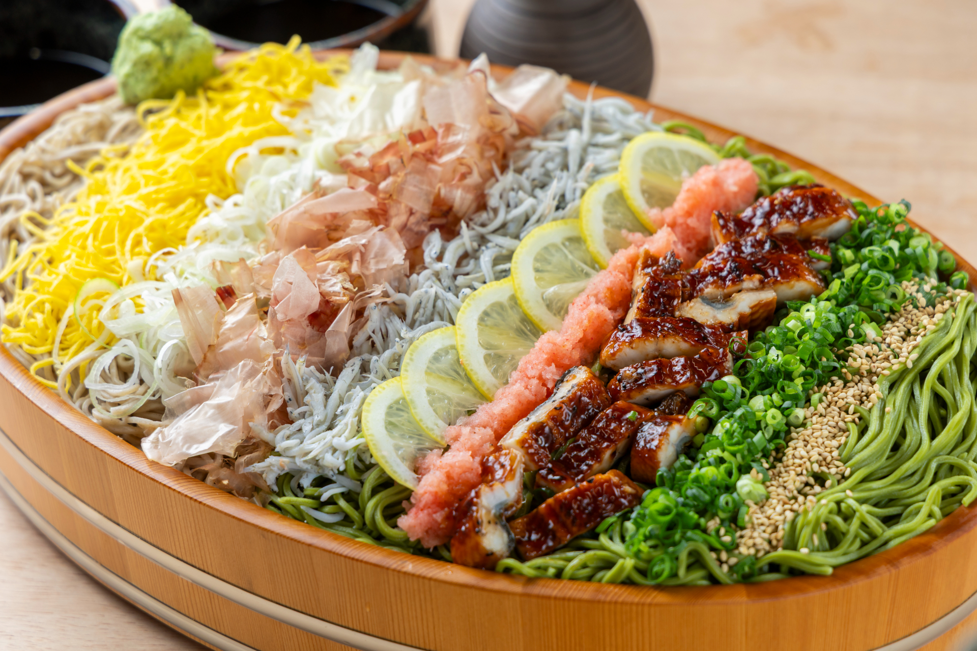 牧之原の茶畑そば（3850円）