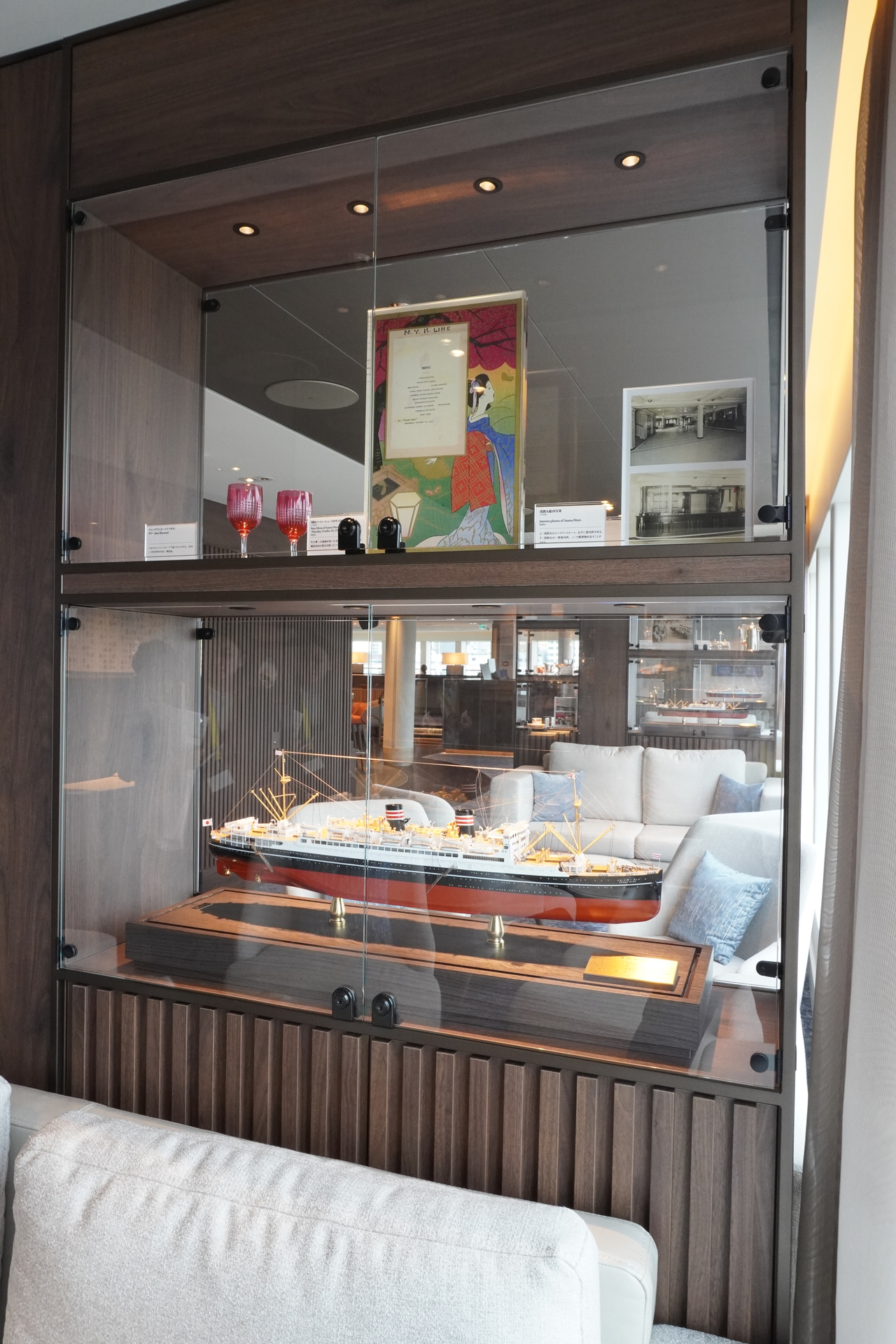 日本郵船の歴史を感じられるヒストリアエリア