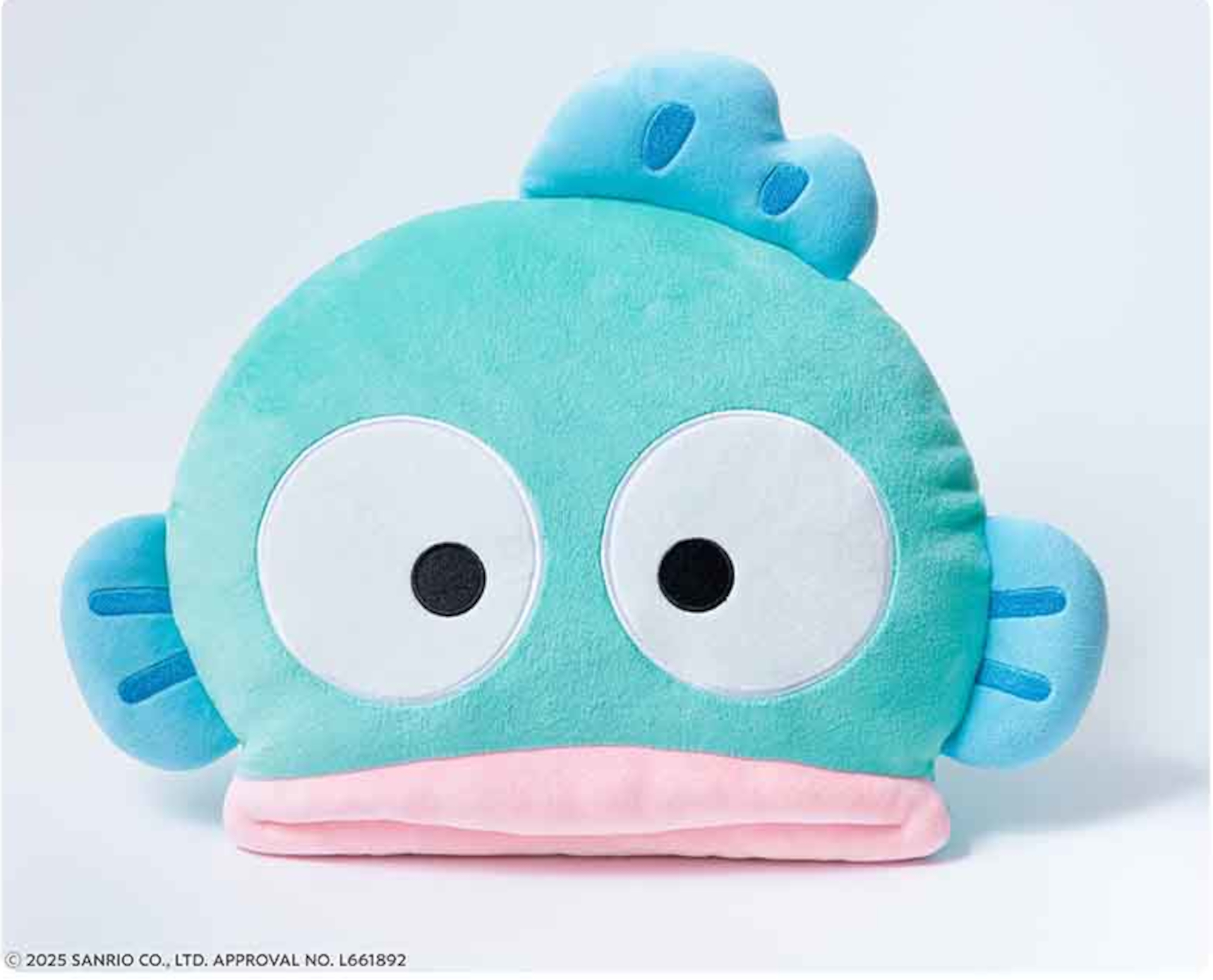 ハンギョドンの顔をモチーフにしたインパクトも大のフェイスクッション