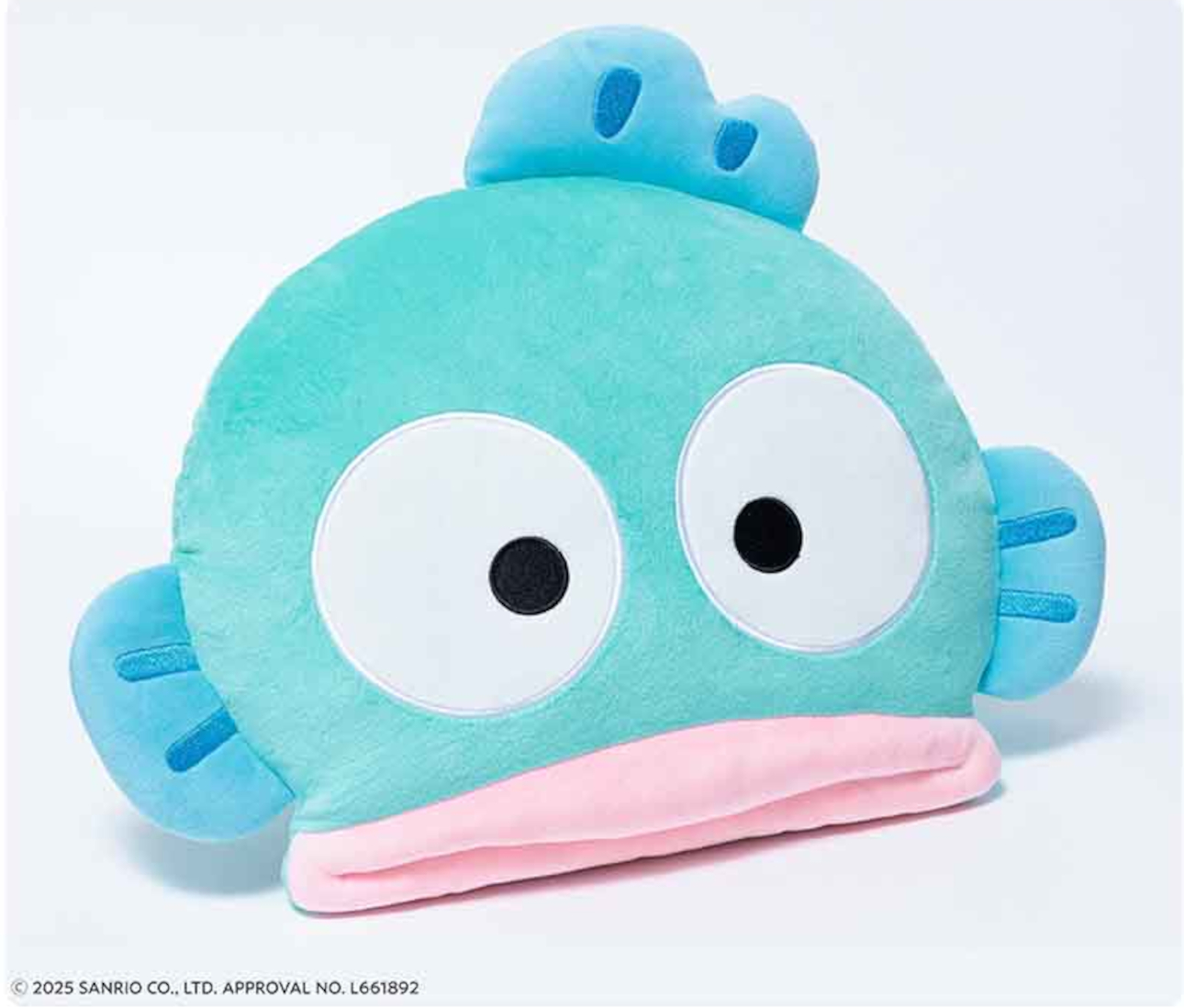 ハンギョドンの顔をモチーフにしたインパクトも大のフェイスクッション