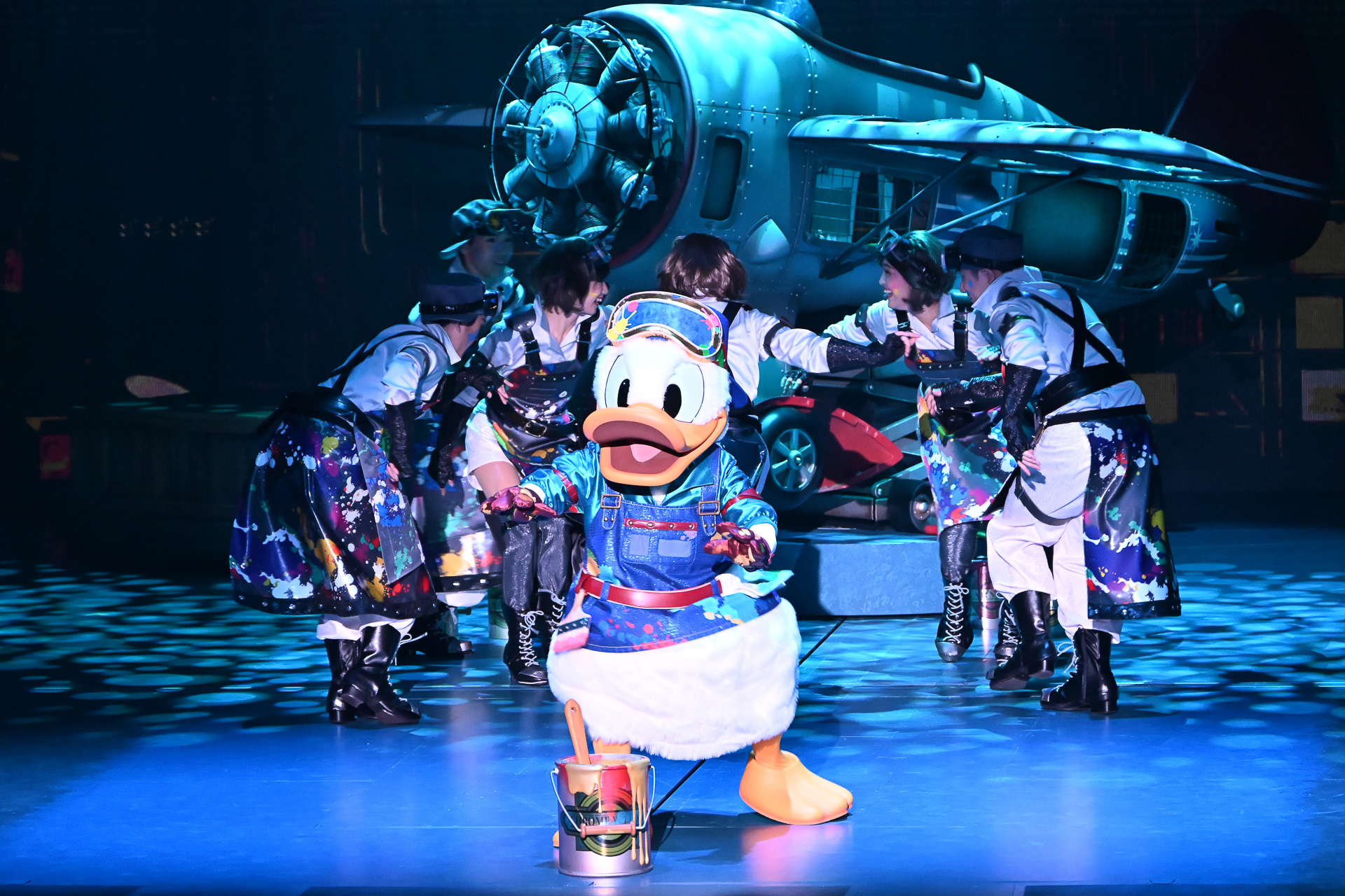 塗装係のドナルドダックが大騒ぎ