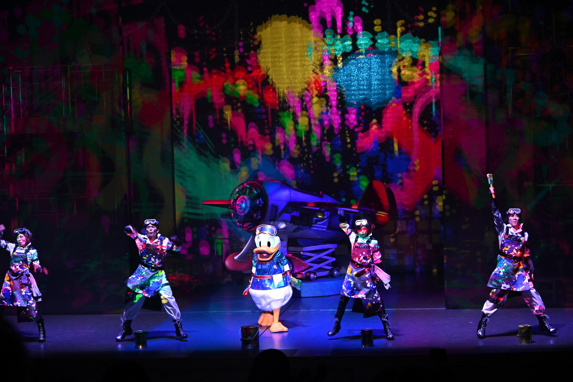 塗装係のドナルドダックが大騒ぎ