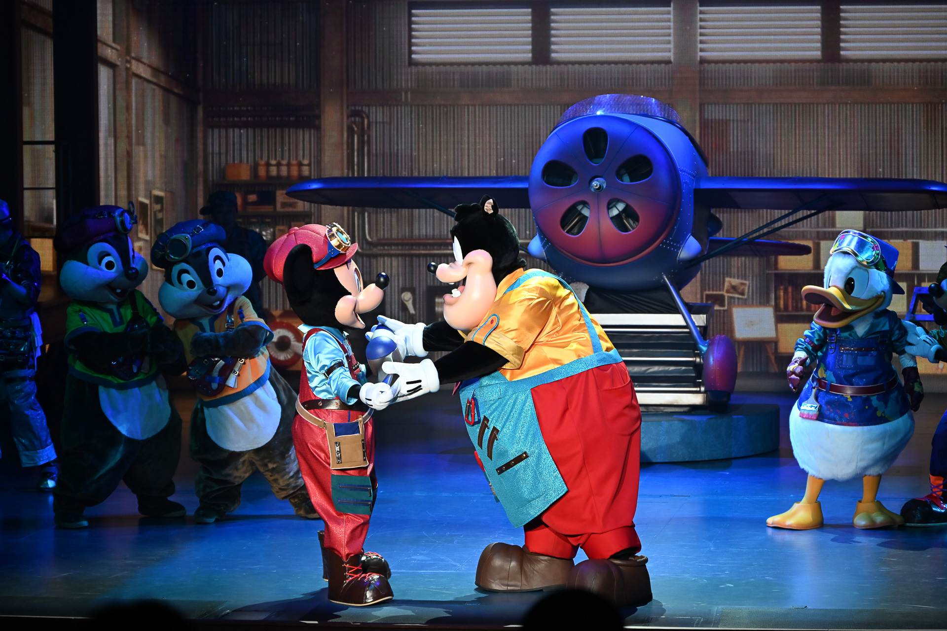 ミッキーマウスが最後の工程を担う