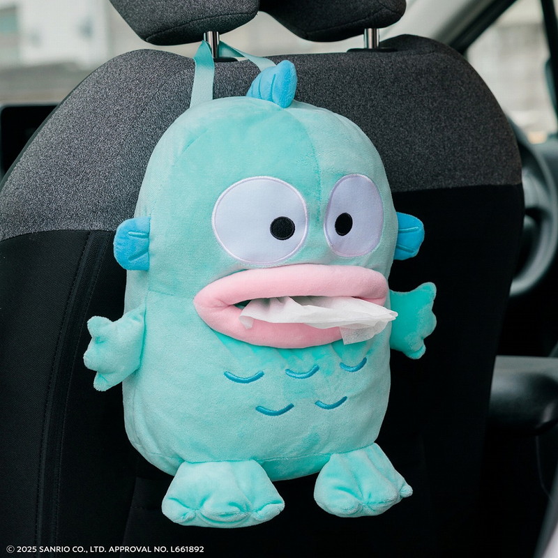 車のヘッドレストにかけて、ドライブのお供に