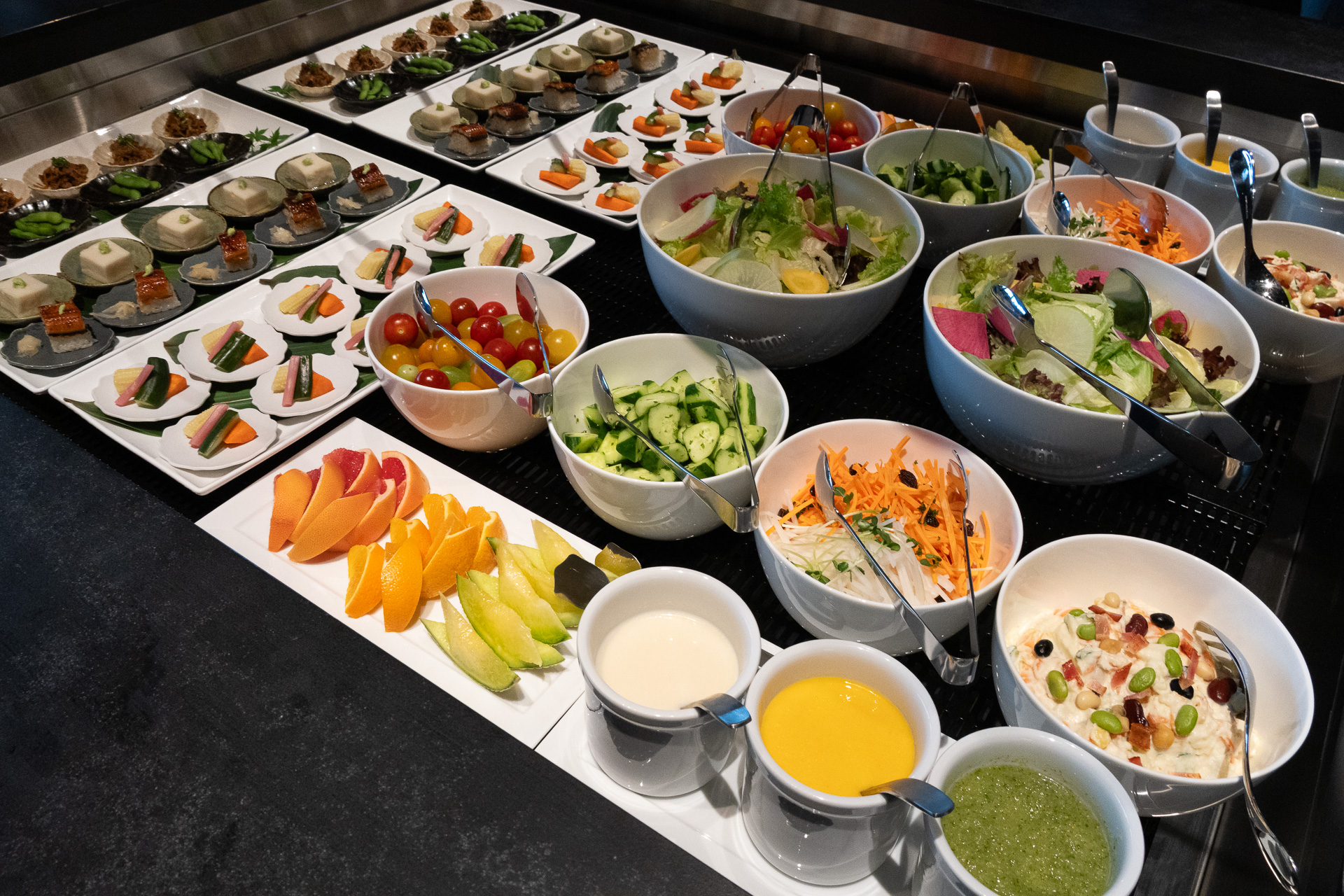 ビュッフェのメニュー