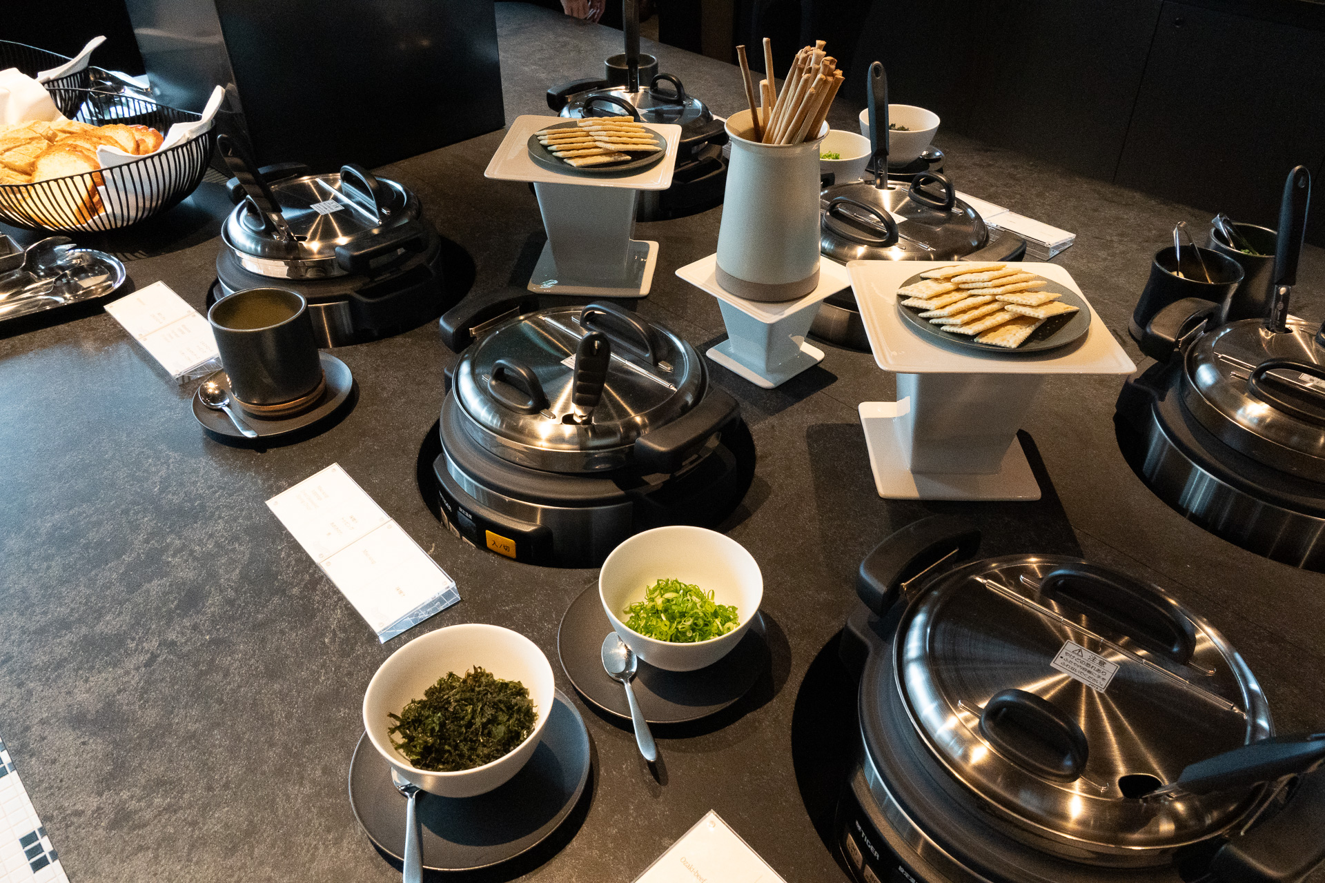 ビュッフェのメニュー