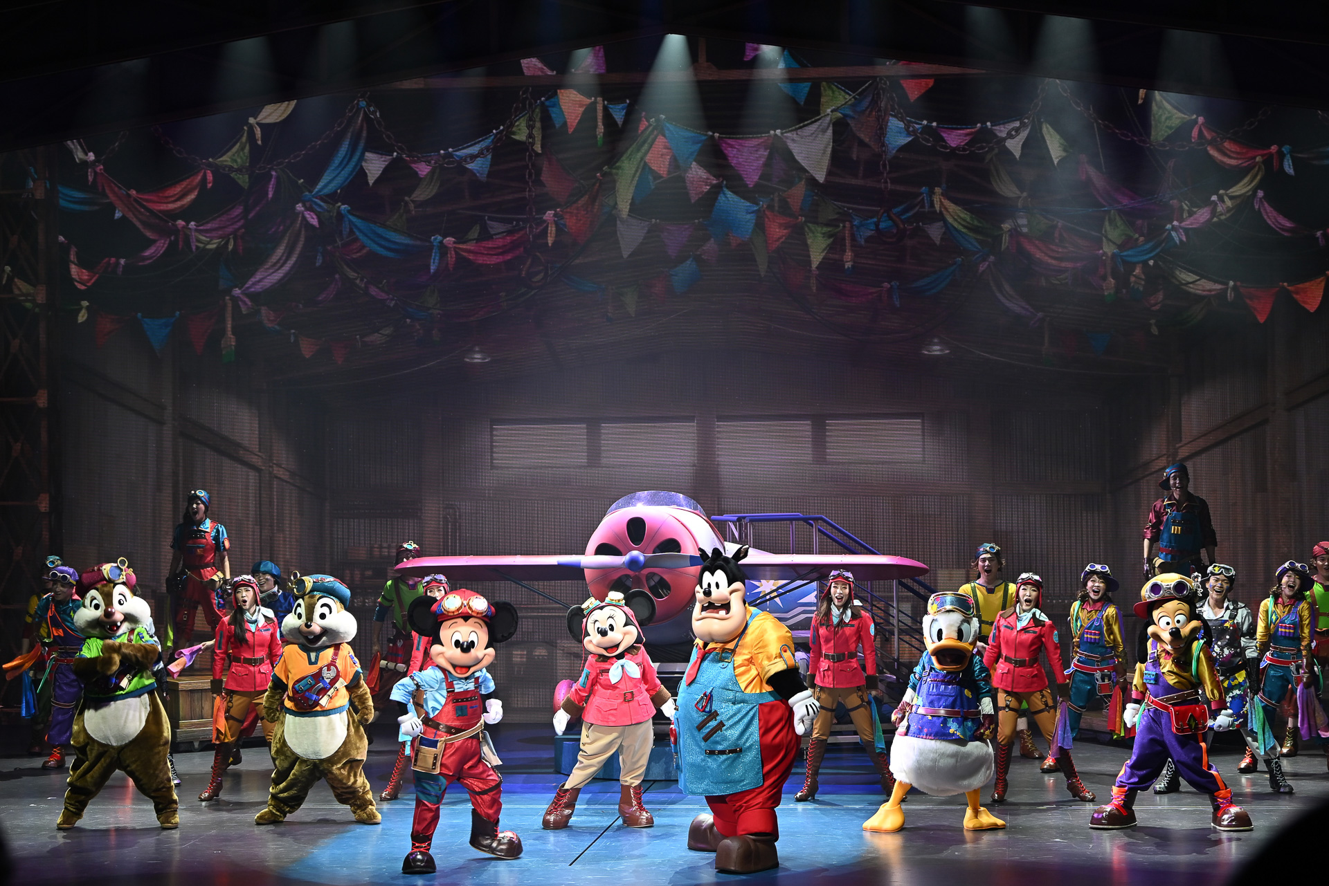 東京ディズニーシー「ドリームス・テイク・フライト」のワンシーン