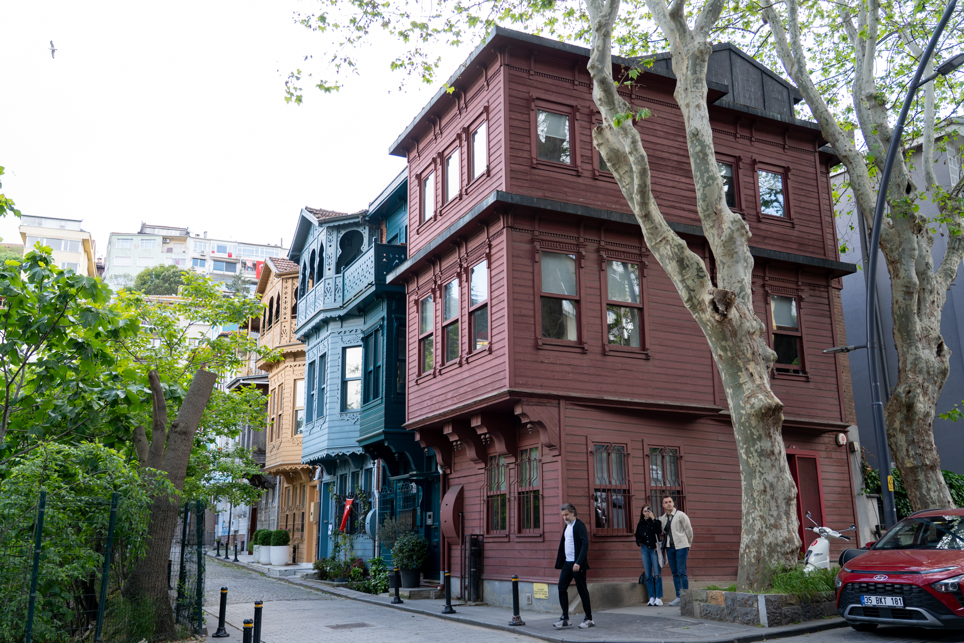 今ではあまり見かけなくなったという伝統的なトルコ式家屋