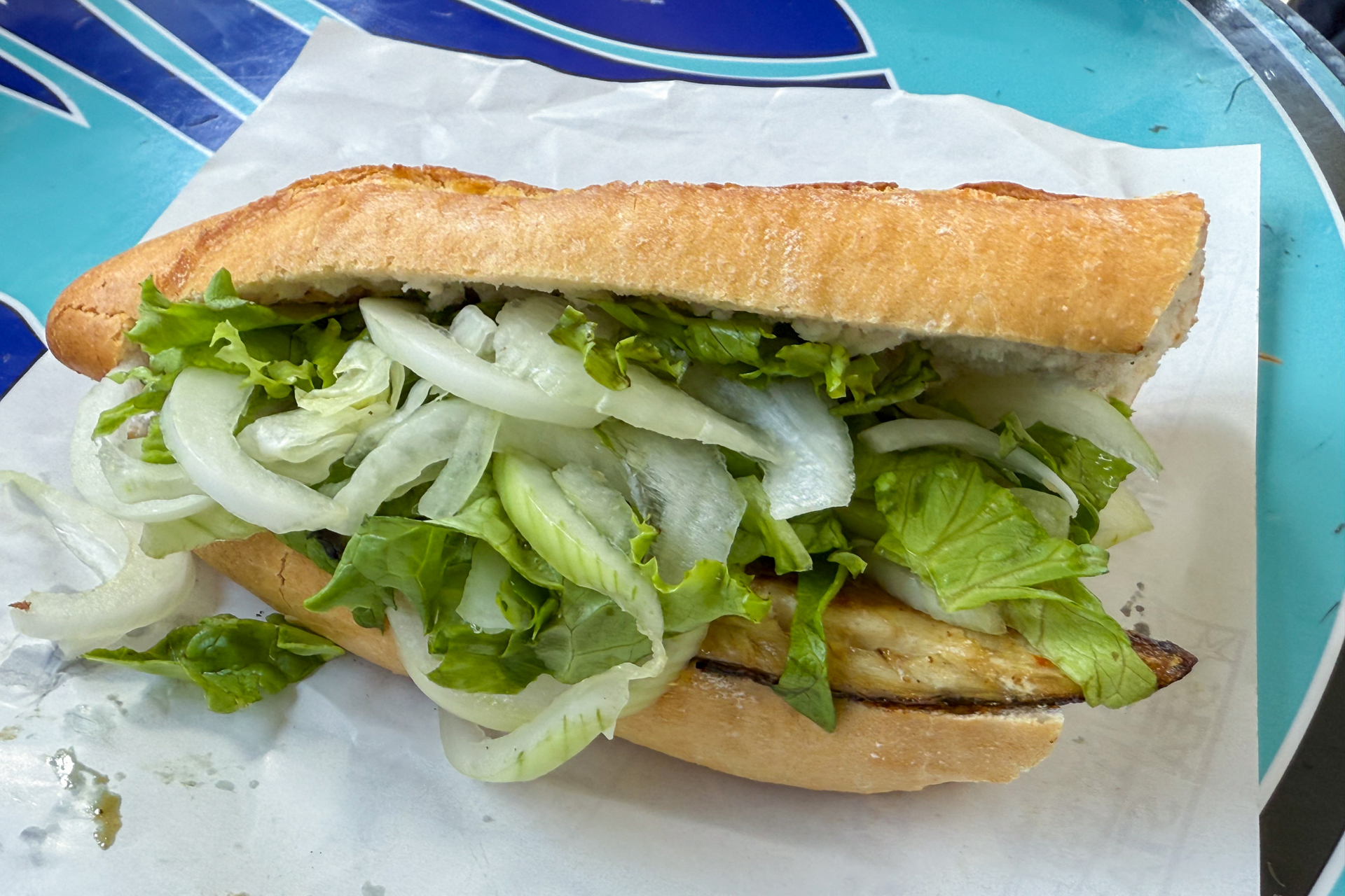 生の玉ねぎの食感が強過ぎるのでもう少し工夫したらいいのにという感想