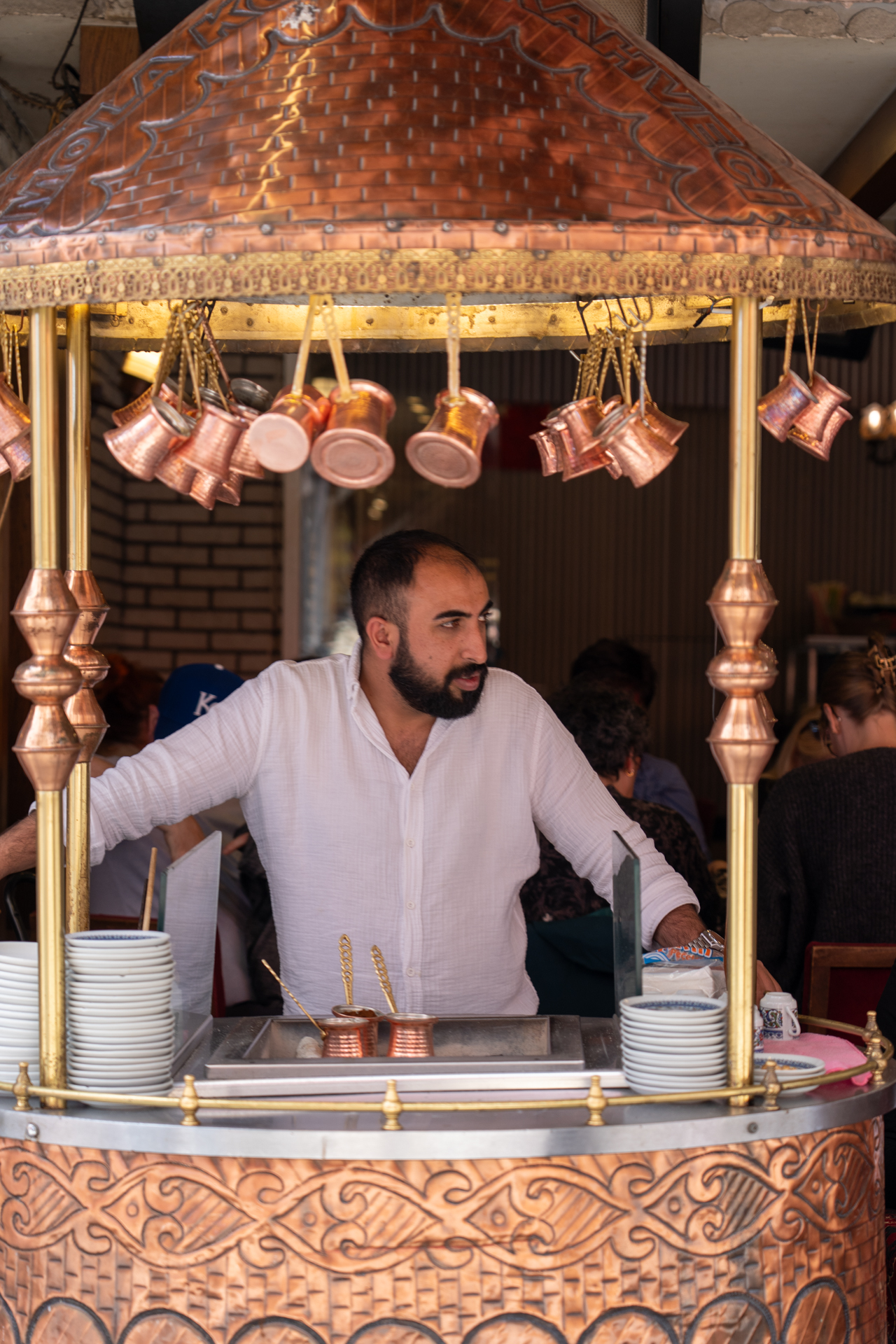 専用の道具で煮出して抽出するトルココーヒー