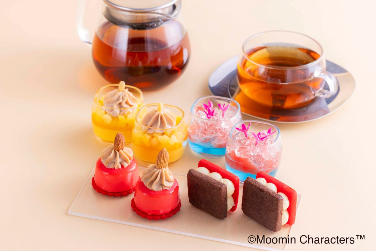 アフタヌーンティーのスイーツメニュー例