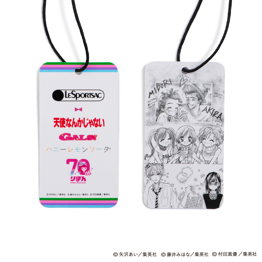 コラボ記念のオリジナル下げ札が全アイテムに付帯する