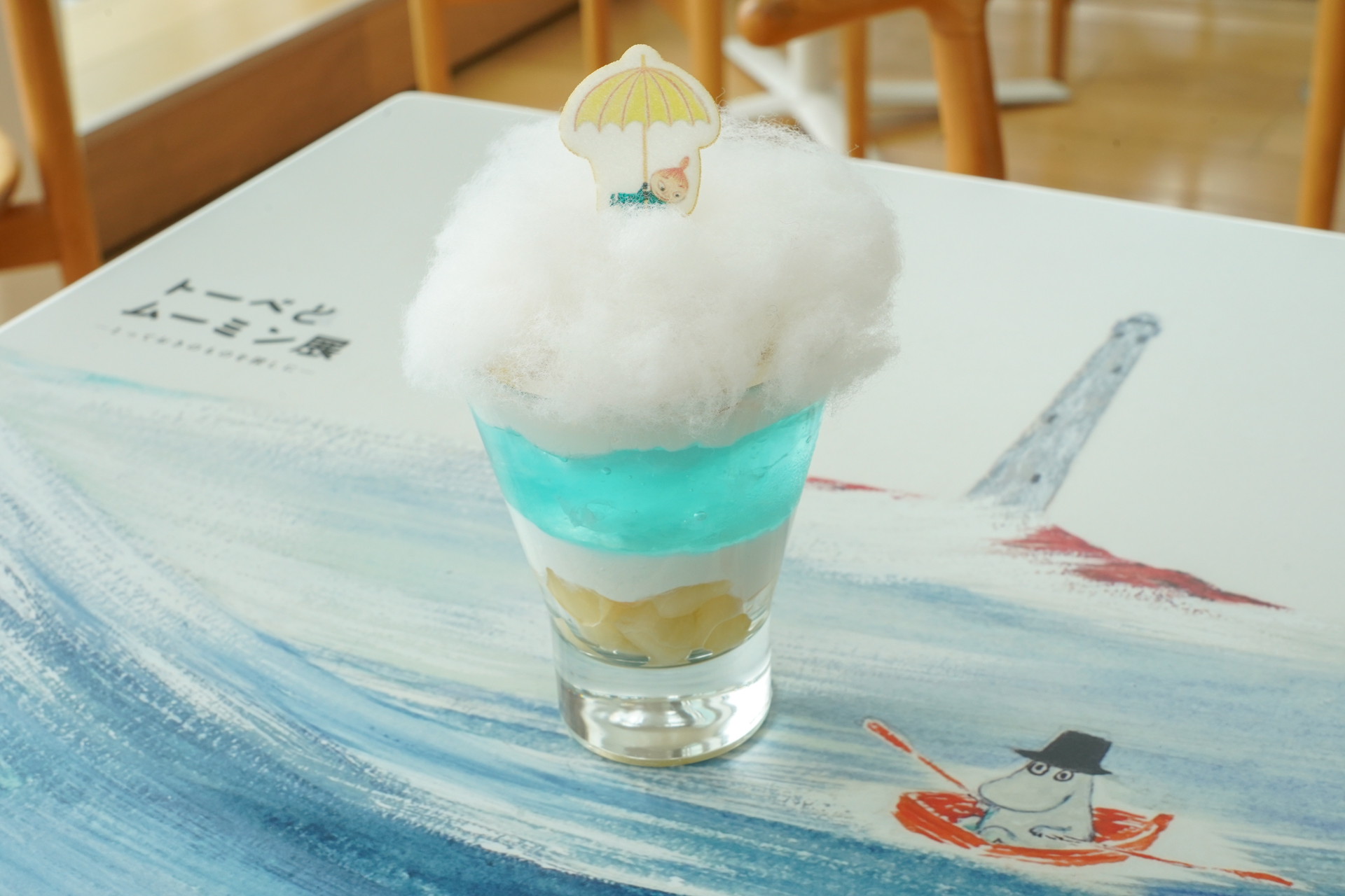 わた雲パフェ ～リトルミイ～（1580円）