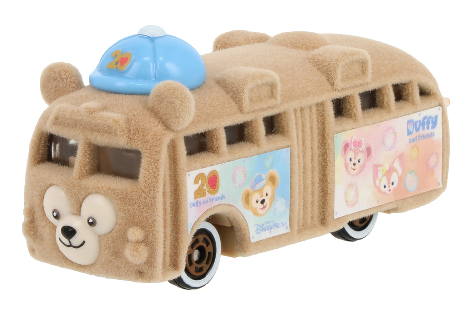 ディズニーリゾート　トミカ　シー　ダッフィーバス ダッフィー＆フレンズ限定トミカ登場。全国を訪問中のふわふわな