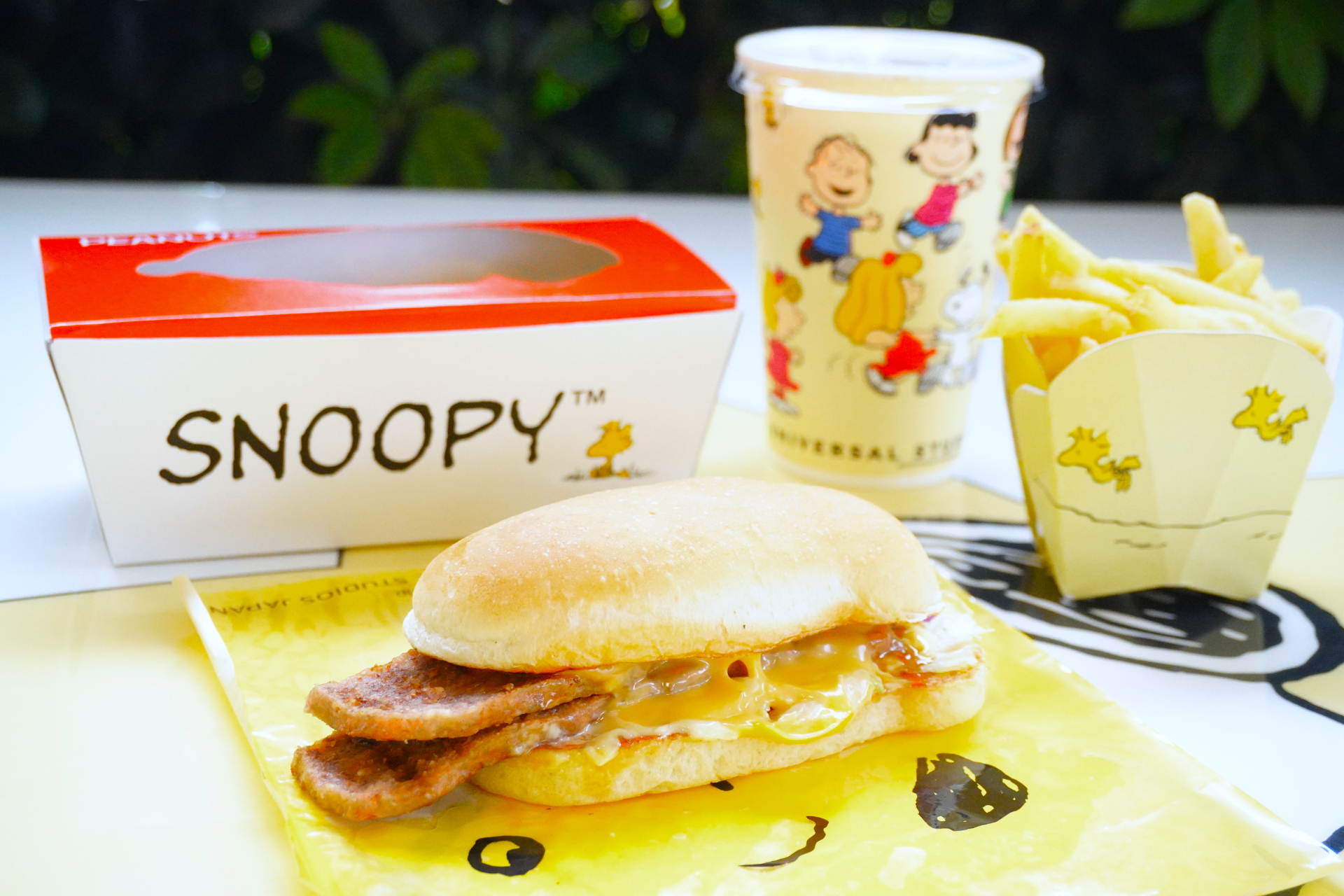 2枚重ねの甘辛パティ「テリヤキビーフバーガーセット」（1450円）